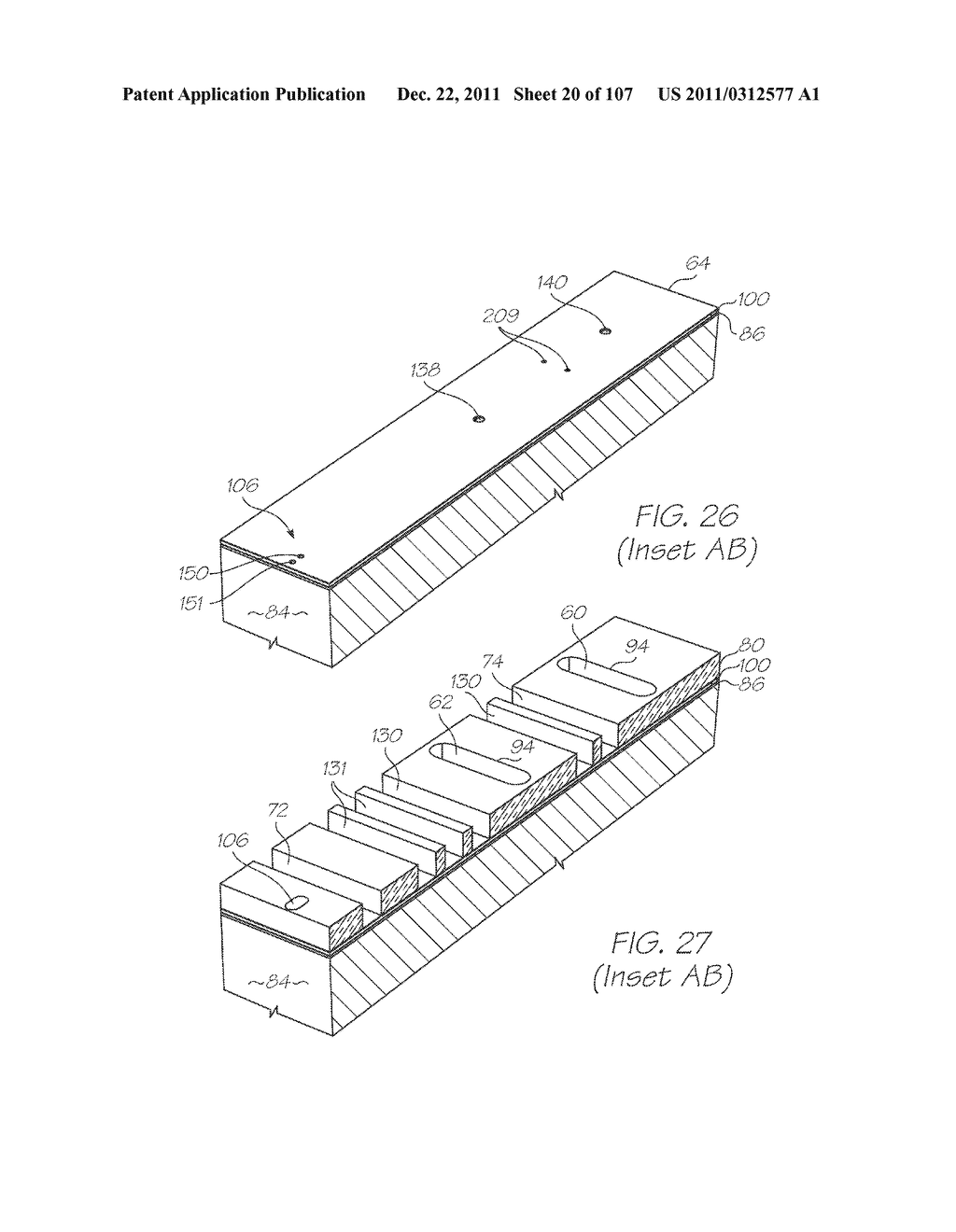 TEST MODULE WITH LOW-VOLUME HYBRIDIZATION CHAMBERS AND REAGENT RESERVOIR     FOR ELECTROCHEMILUMINESCENT DETECTION OF TARGET NUCLEIC ACID SEQUENCES - diagram, schematic, and image 21