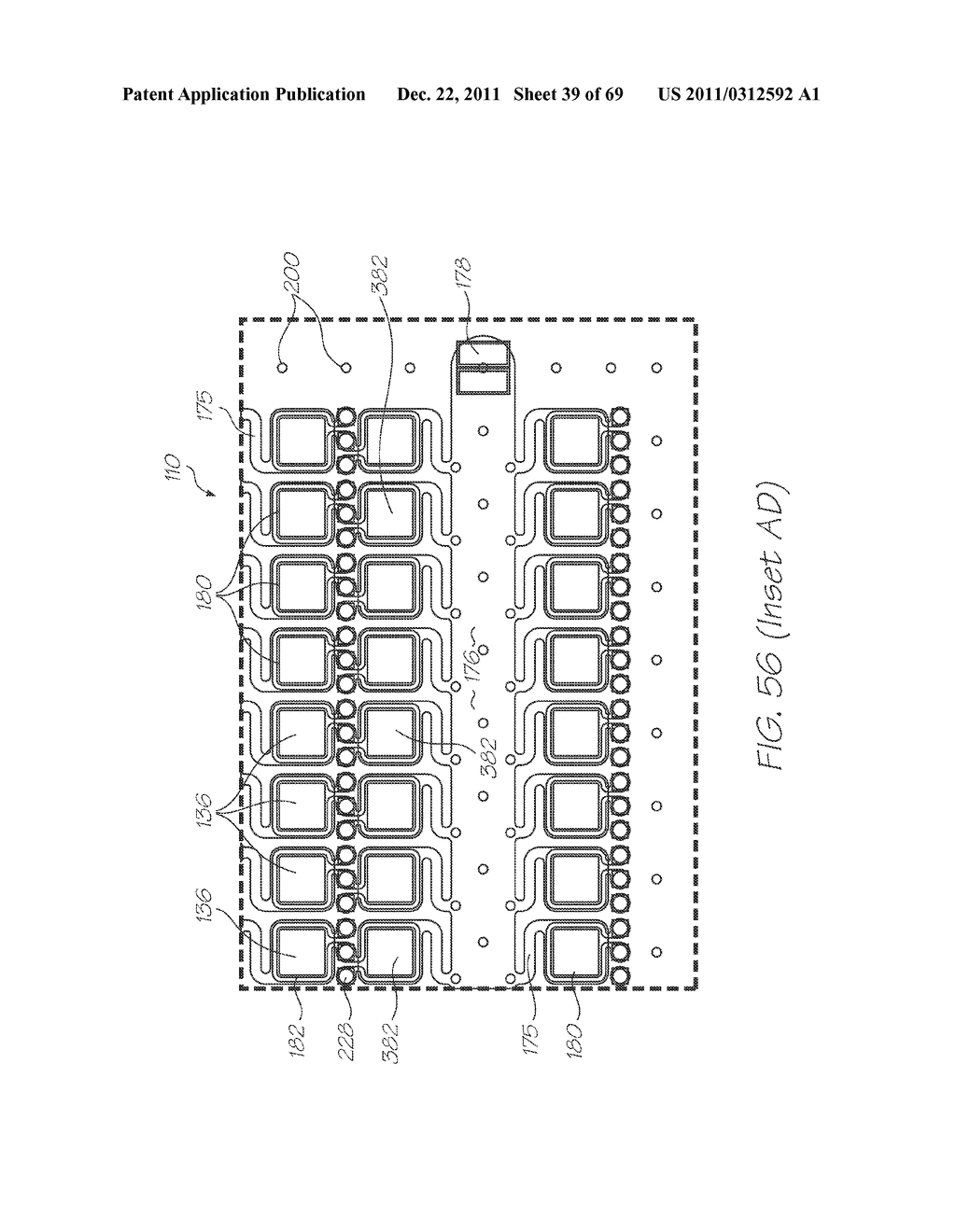 MICROFLUIDIC DEVICE WITH INCUBATION CHAMBER BETWEEN SUPPORTING SUBSTRATE     AND HEATER - diagram, schematic, and image 40