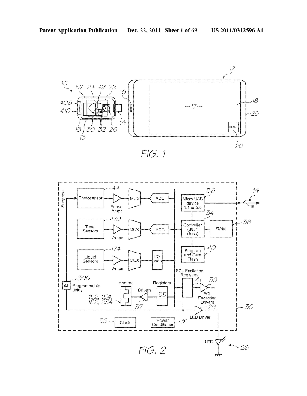 MICROFLUIDIC DEVICE WITH SURFACE TENSION VALVE AT REAGENT RESERVOIR OUTLET - diagram, schematic, and image 02