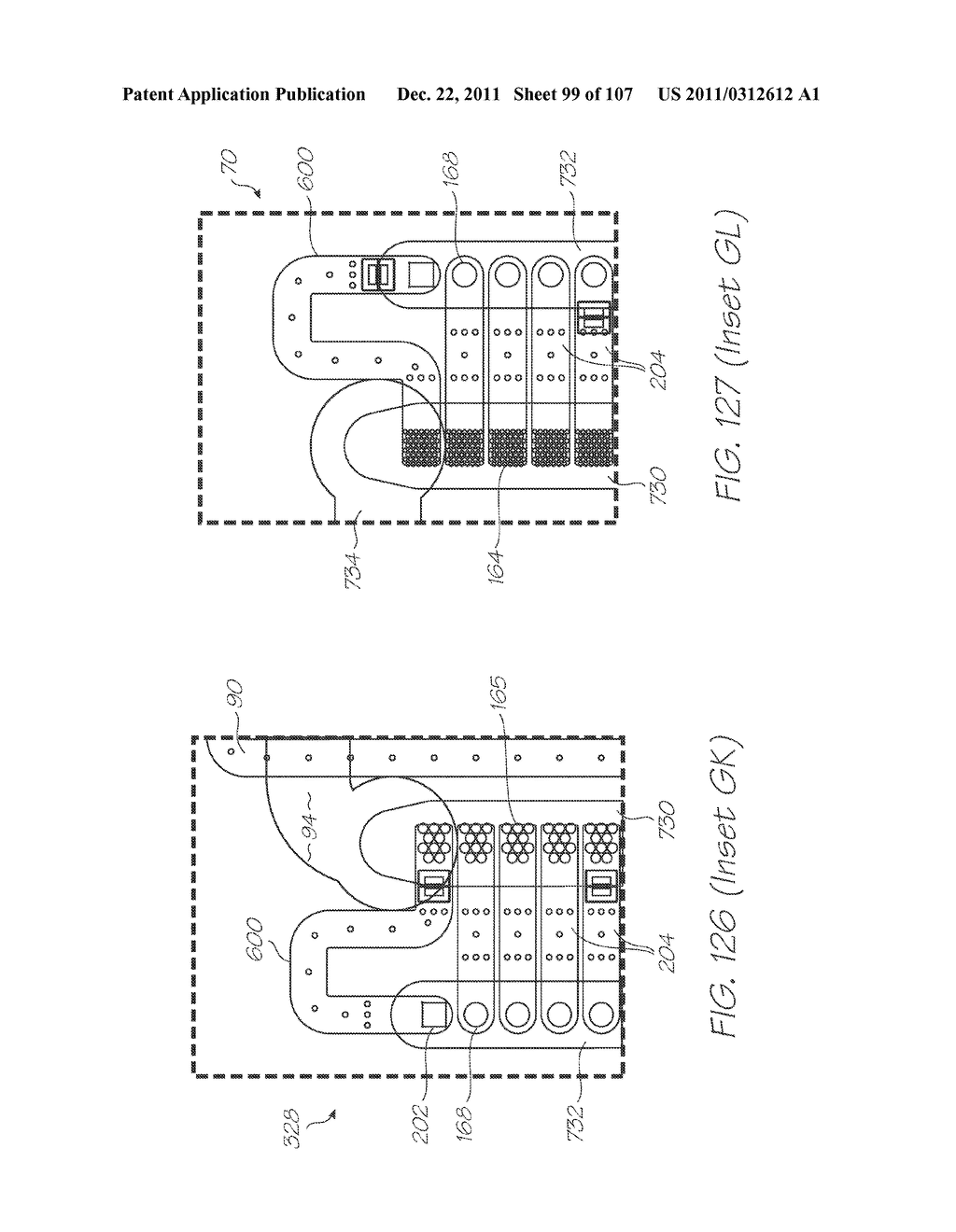 LOC DEVICE FOR ELECTROCHEMILUMINESCENT DETECTION OF TARGET SEQUENCES WITH     PROBES BETWEEN A WORKING ELECTRODE AND A PHOTOSENSOR - diagram, schematic, and image 100