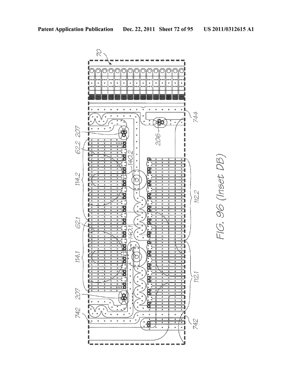 MICROFLUIDIC DEVICE WITH PARALLEL NUCLEIC ACID AMPLIFICATION SECTION - diagram, schematic, and image 73