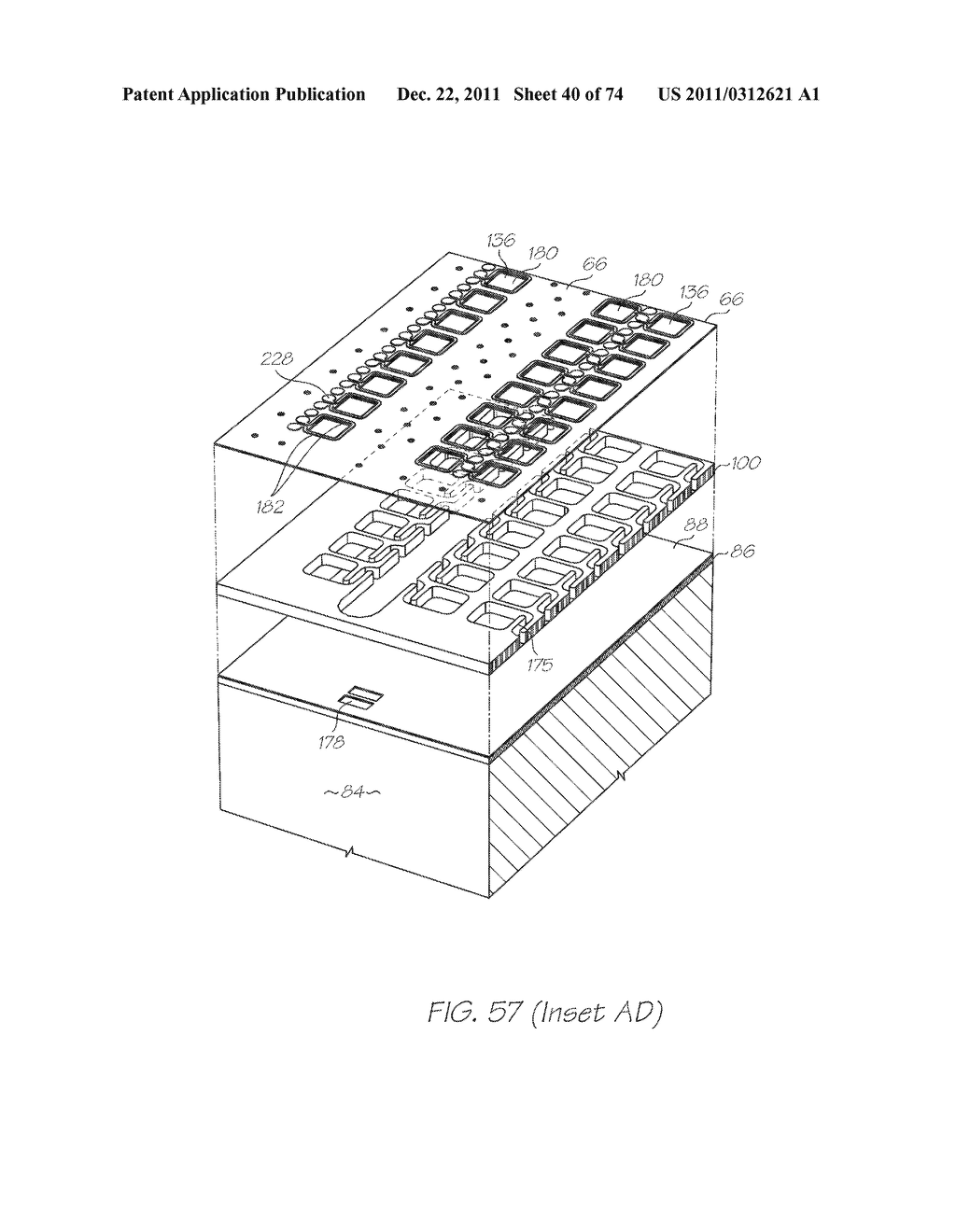 APPARATUS FOR DISPENSING REAGENTS AND LOADING OLIGONUCLEOTIDE SPOTTING     DEVICES - diagram, schematic, and image 41