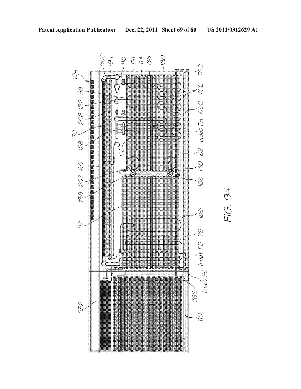 MICROFLUIDIC DEVICE WITH DIALYSIS SECTION HAVING STOMATA TAPERING COUNTER     TO FLOW DIRECTION - diagram, schematic, and image 70