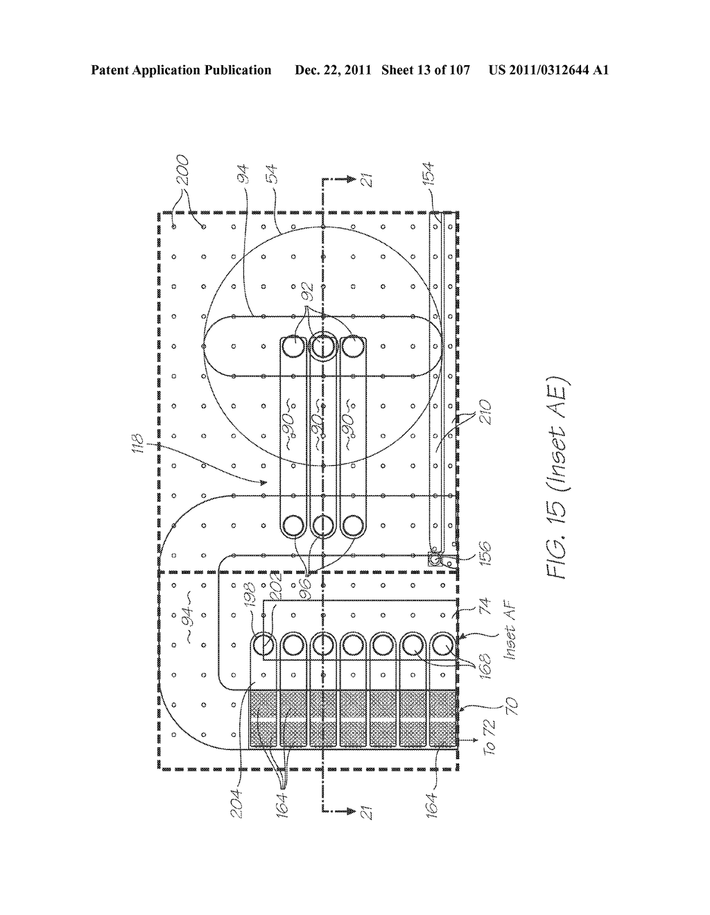 MICROFLUIDIC DEVICE FOR SIMULTANEOUS DETECTION OF MULTIPLE CONDITIONS IN A     PATIENT - diagram, schematic, and image 14