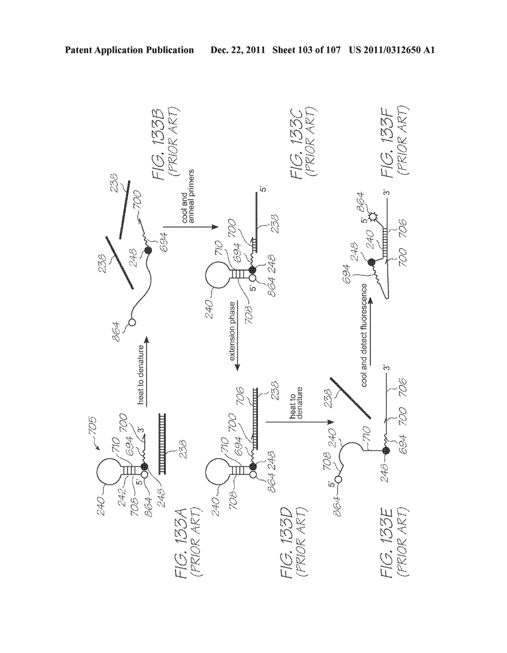 MICROFLUIDIC DEVICE WITH OPTICALLY TRANSPARENT HYBRIDIZATION CHAMBERS FOR     ELECTROCHEMILUMINESCENT DETECTION OF TARGETS - diagram, schematic, and image 104