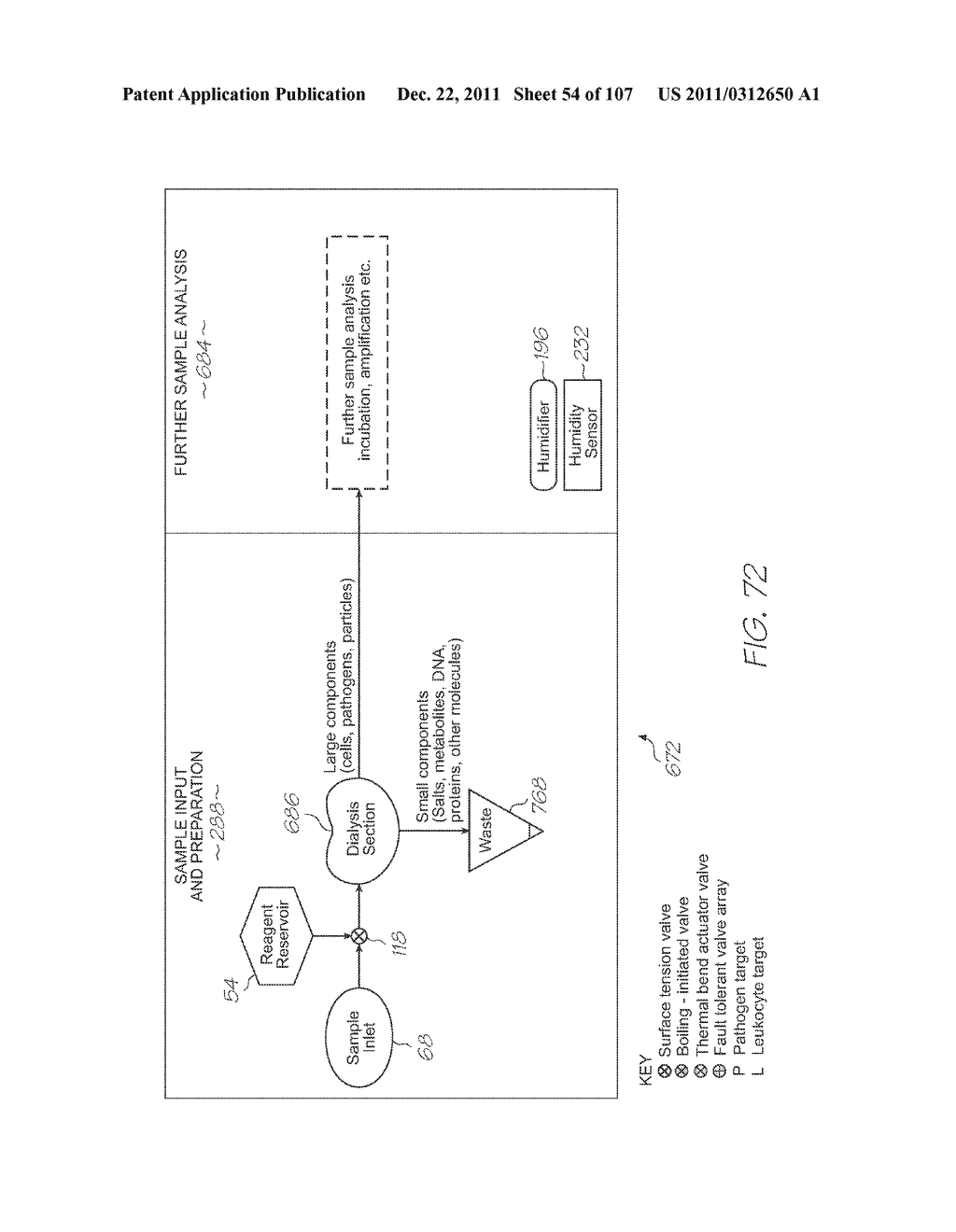 MICROFLUIDIC DEVICE WITH OPTICALLY TRANSPARENT HYBRIDIZATION CHAMBERS FOR     ELECTROCHEMILUMINESCENT DETECTION OF TARGETS - diagram, schematic, and image 55