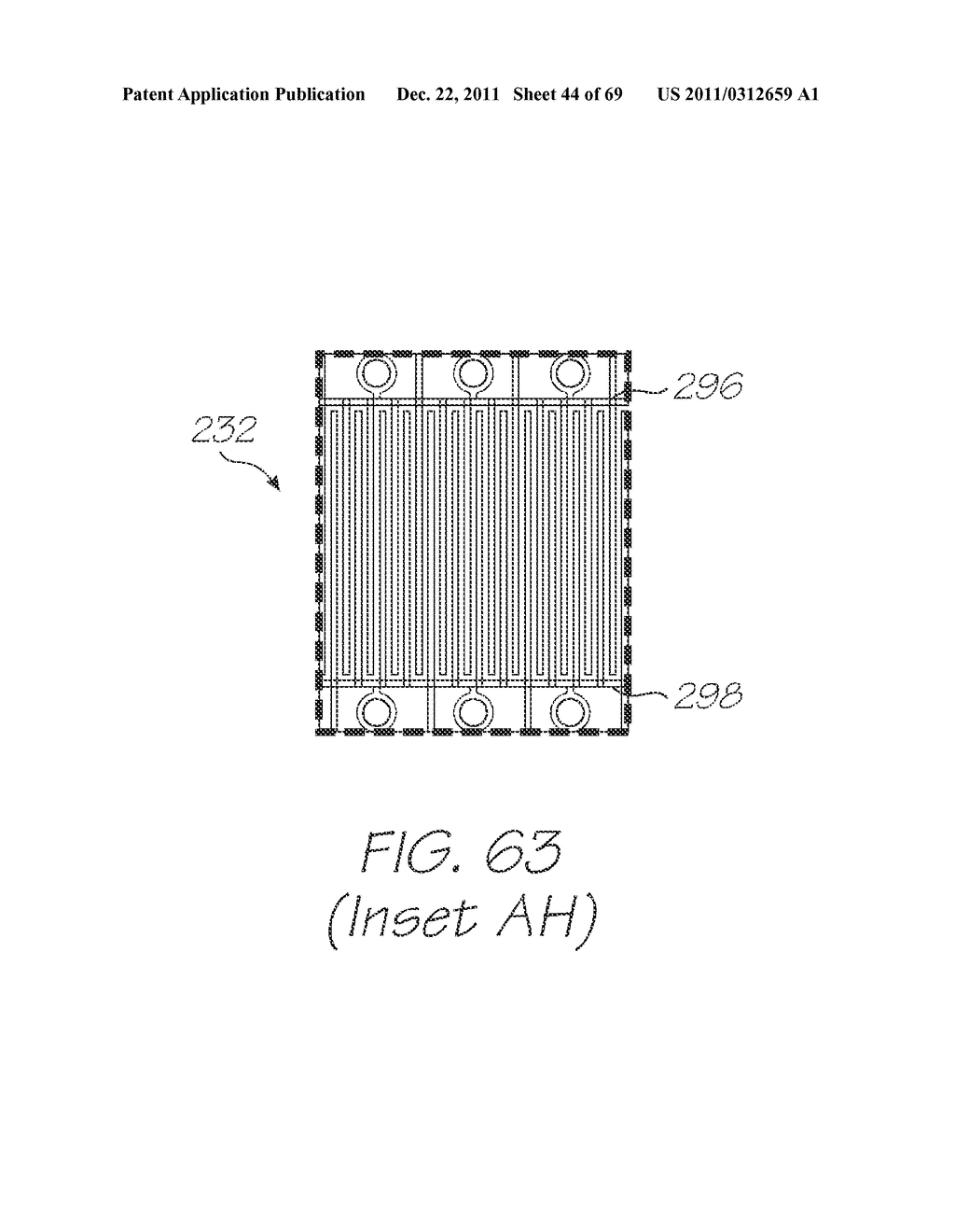 MICROFLUIDIC DEVICE WITH HYBRIDIZATION CHAMBERS AND CORRESPONDING     DIFFUSION BARRIERS - diagram, schematic, and image 45