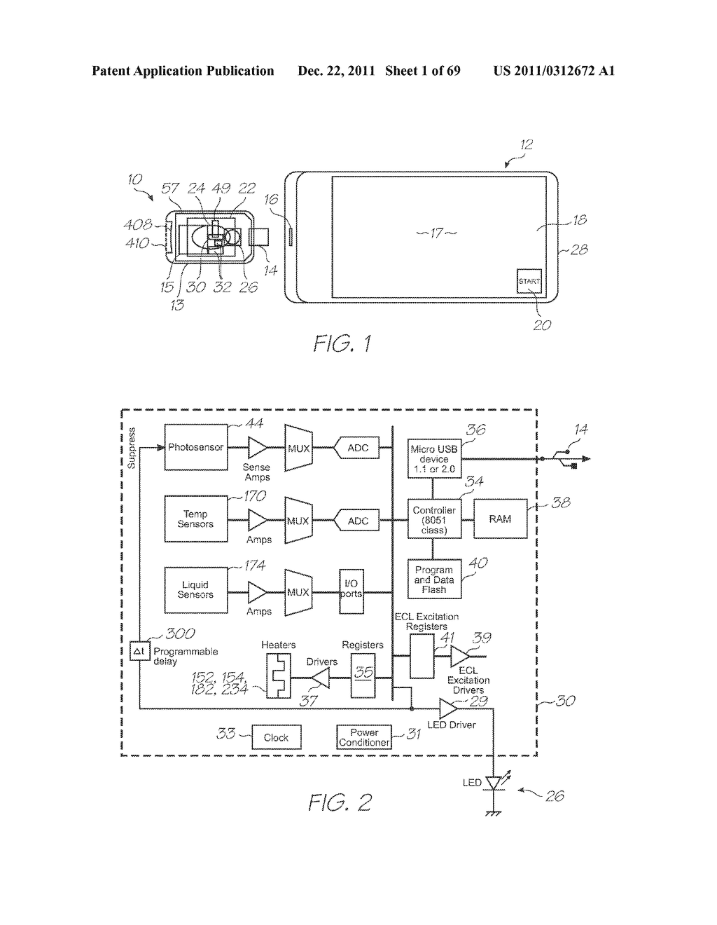 MICROFLUIDIC ASSEMBLY WITH TEST MODULE AND DETACHABLE INDICATOR MODULE - diagram, schematic, and image 02