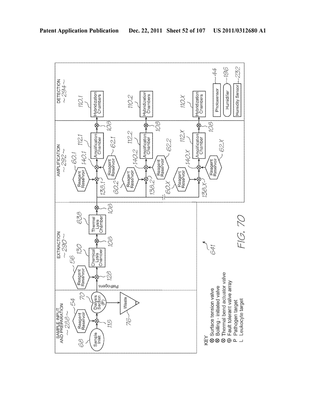 LOC DEVICE FOR DETECTING HYBRIDIZATION OF TARGET NUCLEIC ACID SEQUENCES     WITH ELECTROCHEMILUMINESCENT RESONANT ENERGY TRANSFER, PRIMER-LINKED,     LINEAR PROBES - diagram, schematic, and image 53