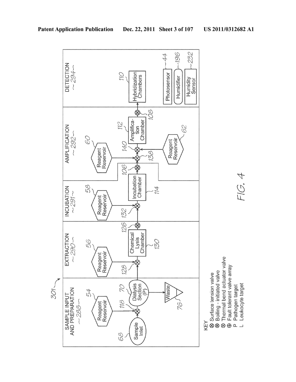 LOC DEVICE FOR AMPLIFYING AND DETECTING TARGET NUCLEIC ACID SEQUENCES     USING ELECTROCHEMILUMINESCENT RESONANT ENERGY TRANSFER, STEM-AND-LOOP     PROBES WITH COVALENTLY ATTACHED PRIMERS - diagram, schematic, and image 04