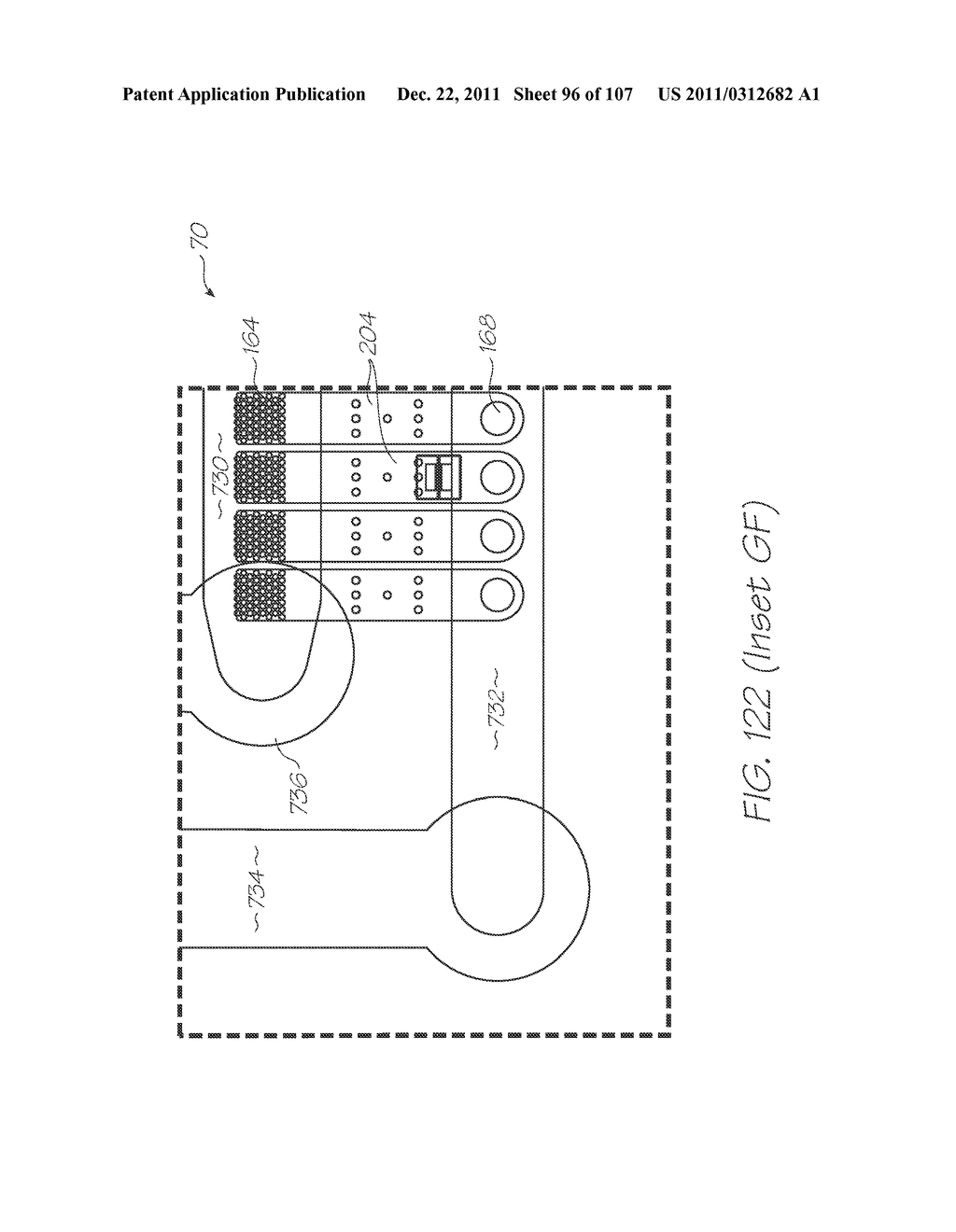 LOC DEVICE FOR AMPLIFYING AND DETECTING TARGET NUCLEIC ACID SEQUENCES     USING ELECTROCHEMILUMINESCENT RESONANT ENERGY TRANSFER, STEM-AND-LOOP     PROBES WITH COVALENTLY ATTACHED PRIMERS - diagram, schematic, and image 97