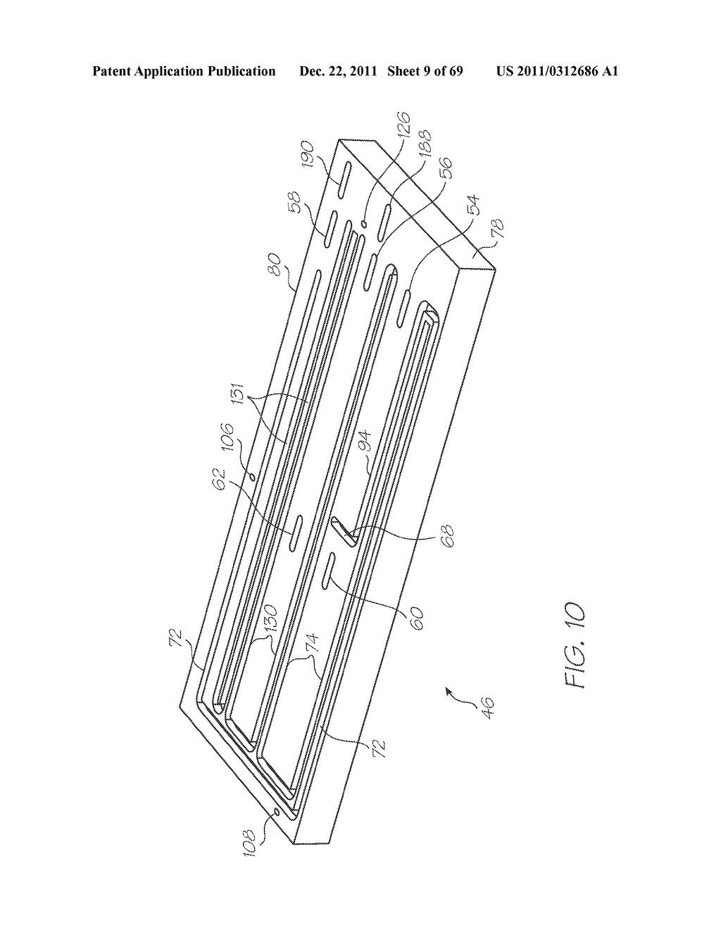 MICROFLUIDIC DEVICE WITH ELONGATE PCR CHAMBERS - diagram, schematic, and image 10