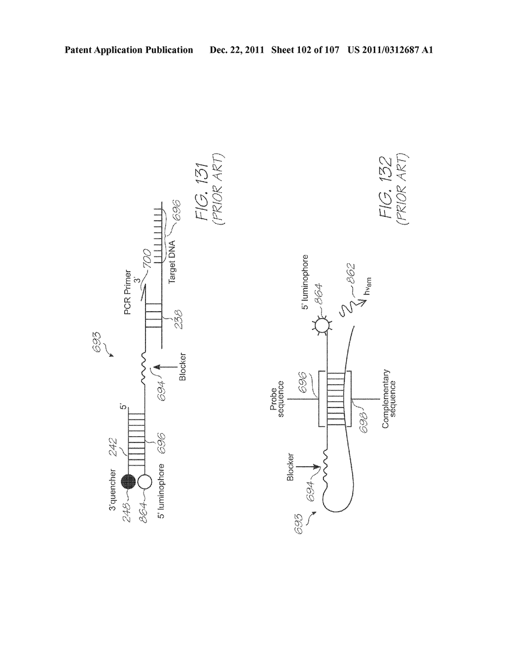 LOC DEVICE WITH LOW VOLUME HYBRIDIZATION CHAMBERS AND REAGENT RESERVOIRS     FOR GENETIC ANALYSIS USING ELECTROCHEMILUMINESCENT TARGET DETECTION - diagram, schematic, and image 103