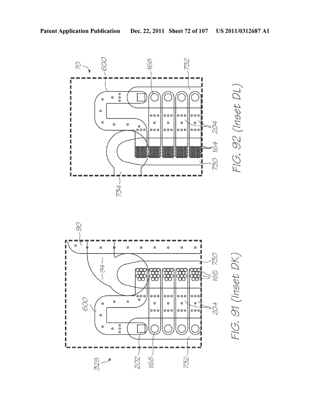 LOC DEVICE WITH LOW VOLUME HYBRIDIZATION CHAMBERS AND REAGENT RESERVOIRS     FOR GENETIC ANALYSIS USING ELECTROCHEMILUMINESCENT TARGET DETECTION - diagram, schematic, and image 73