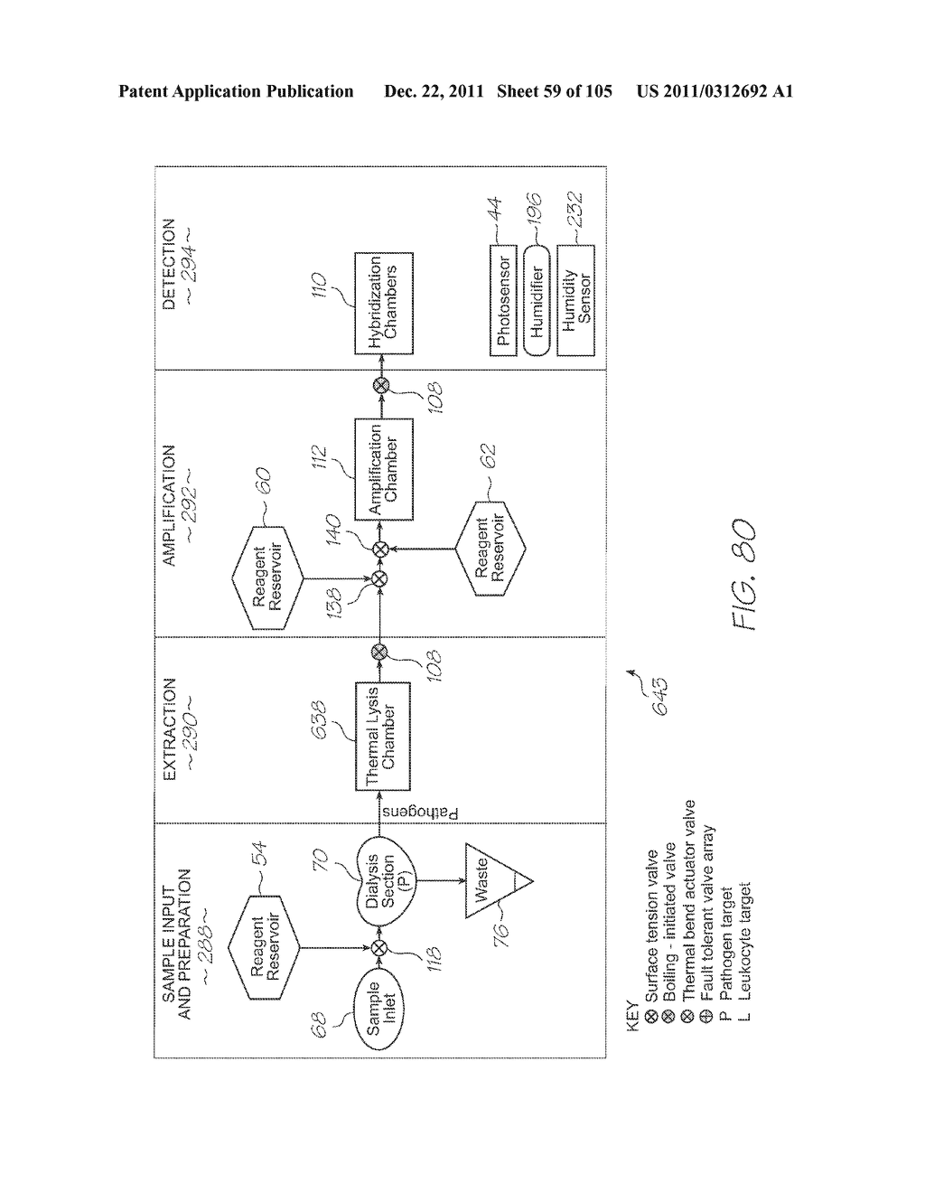 LOC DEVICE FOR PATHOGEN DETECTION WITH DIALYSIS, THERMAL LYSIS AND NUCLEIC     ACID AMPLIFICATION - diagram, schematic, and image 60