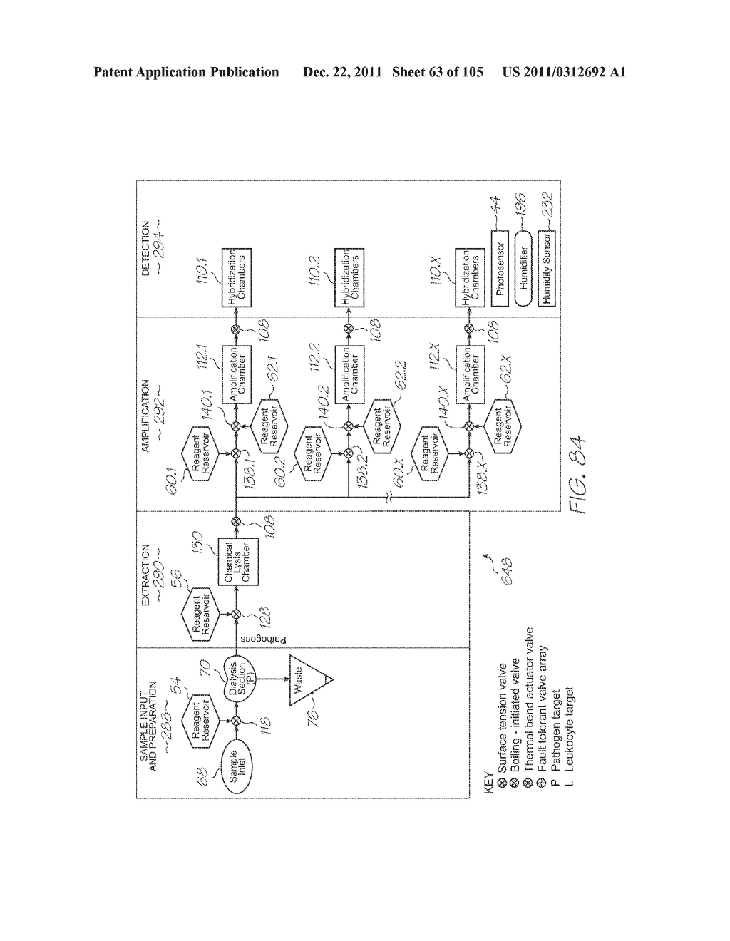 LOC DEVICE FOR PATHOGEN DETECTION WITH DIALYSIS, THERMAL LYSIS AND NUCLEIC     ACID AMPLIFICATION - diagram, schematic, and image 64