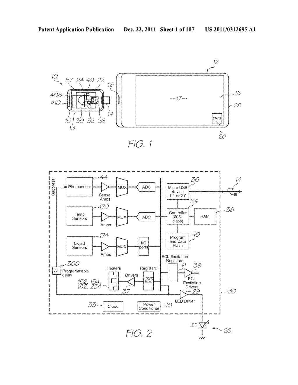 LOC DEVICE WITH HYBRIDIZATION CHAMBER ARRAY WITH POSITIVE CONTROL CHAMBER     CONTAINING ELECTROCHEMILUMINESCENT REPORTER - diagram, schematic, and image 02