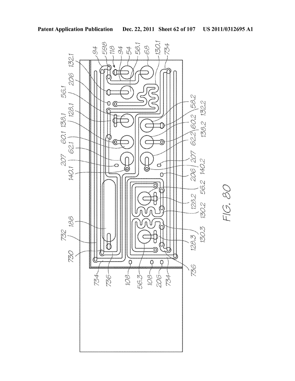 LOC DEVICE WITH HYBRIDIZATION CHAMBER ARRAY WITH POSITIVE CONTROL CHAMBER     CONTAINING ELECTROCHEMILUMINESCENT REPORTER - diagram, schematic, and image 63