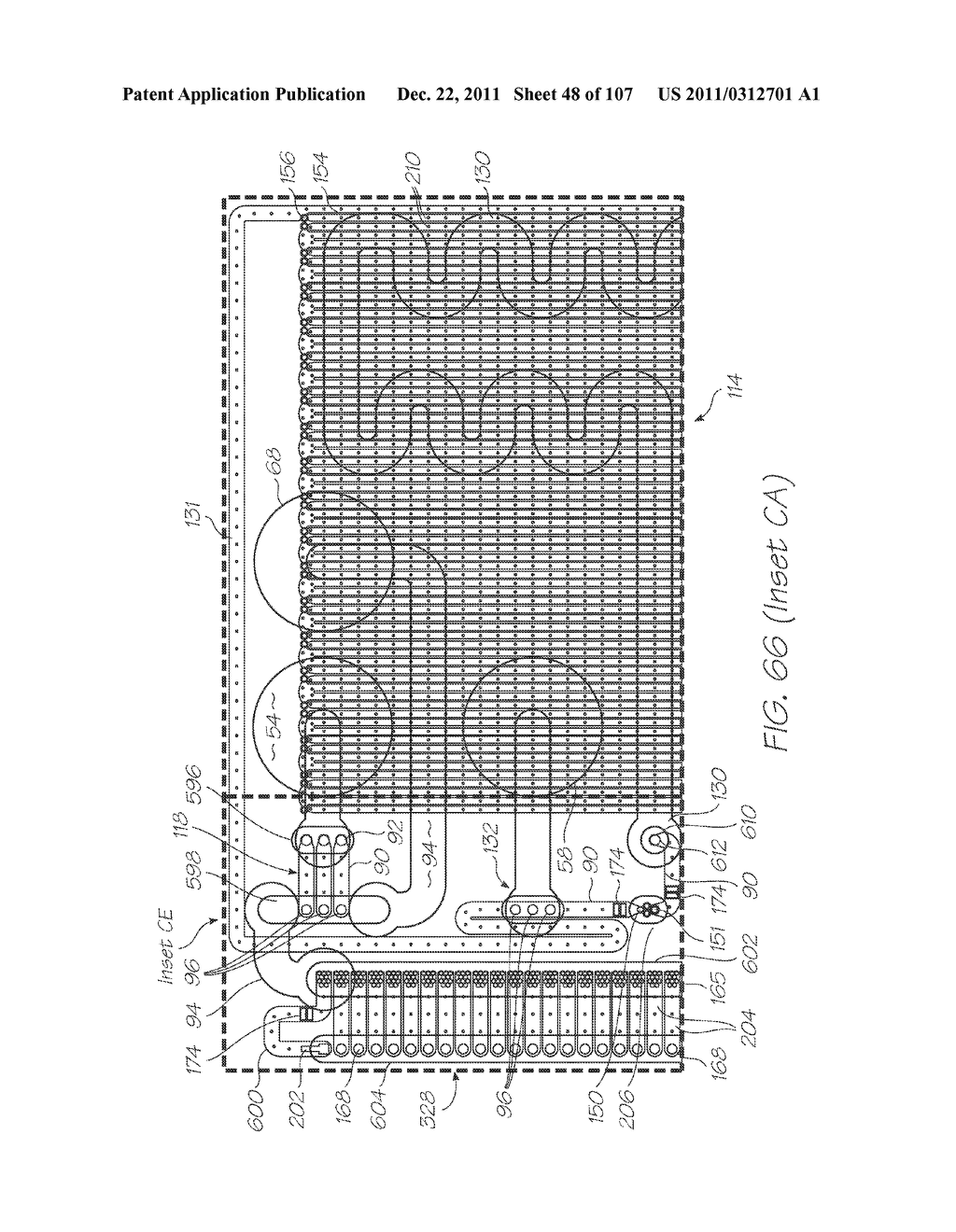 LOC DEVICE FOR ELECTROCHEMILUMINESCENT DETECTION OF TARGET NUCLEIC ACID     SEQUENCES WITH CALIBRATED PHOTODETECTION OF PROBES IN HYBRIDIZATION ARRAY - diagram, schematic, and image 49