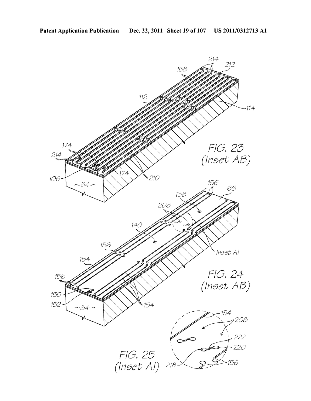 MICROFLUIDIC TEST MODULE WITH LOW-VOLUME HYBRIDIZATION CHAMBERS FOR     ELECTROCHEMILUMINESCENT DETECTION OF TARGET NUCLEIC ACID SEQUENCES IN A     FLUID - diagram, schematic, and image 20