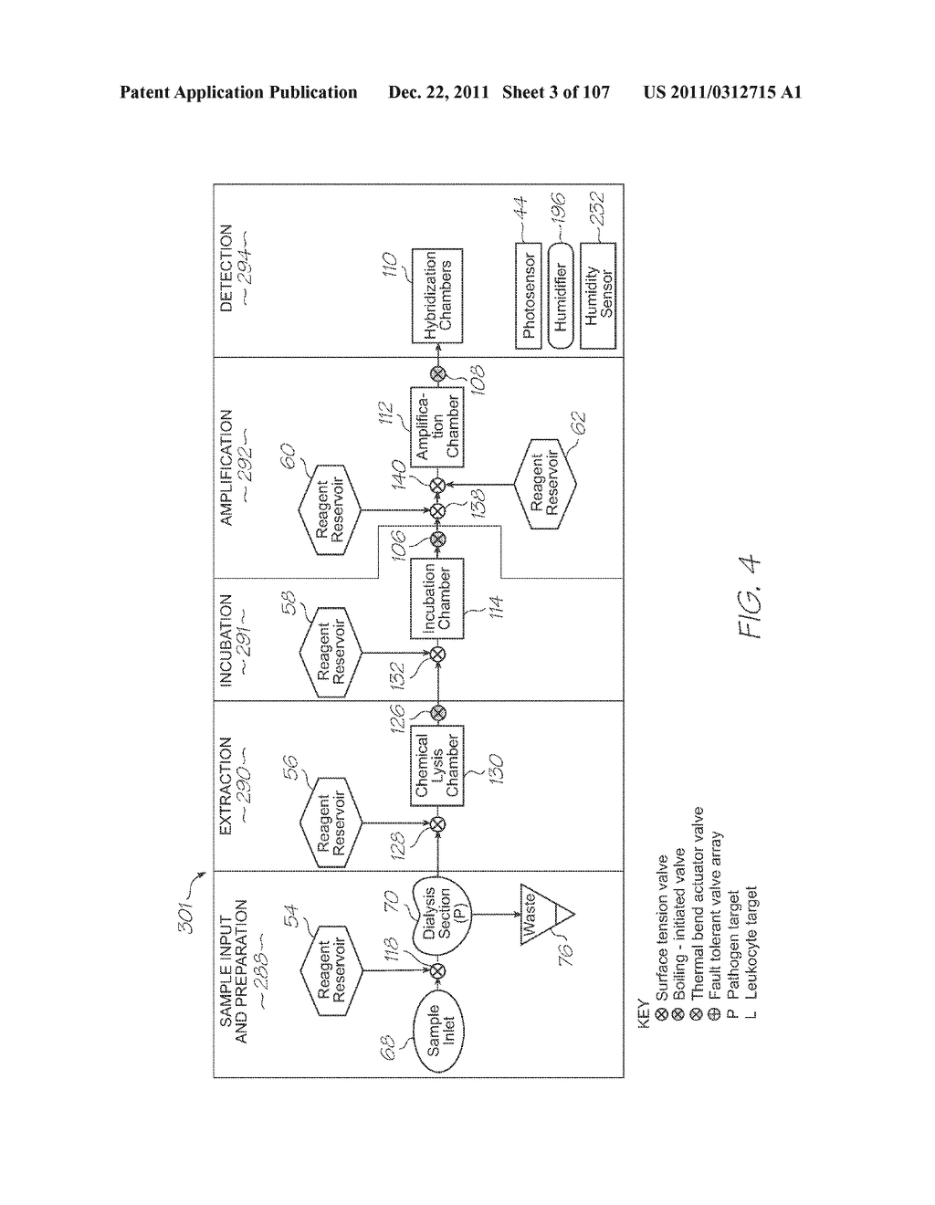 MICROFLUIDIC TEST MODULE WITH LOW MASS ELECTROCHEMILUMINESCENT PROBE SPOTS - diagram, schematic, and image 04