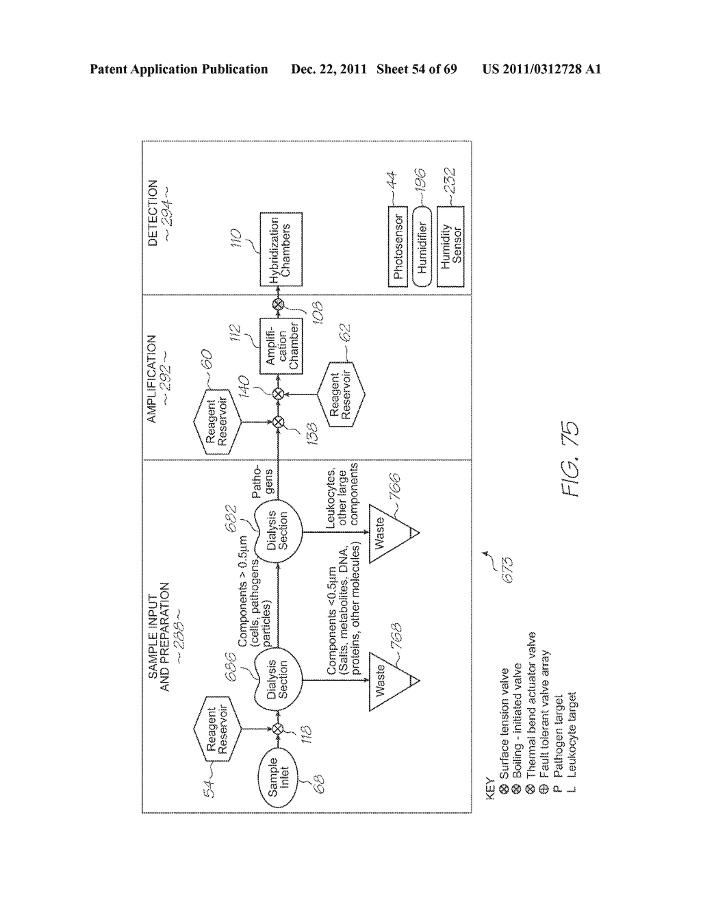 MICROFLUIDIC DEVICE WITH NON-IMAGING OPTICS - diagram, schematic, and image 55