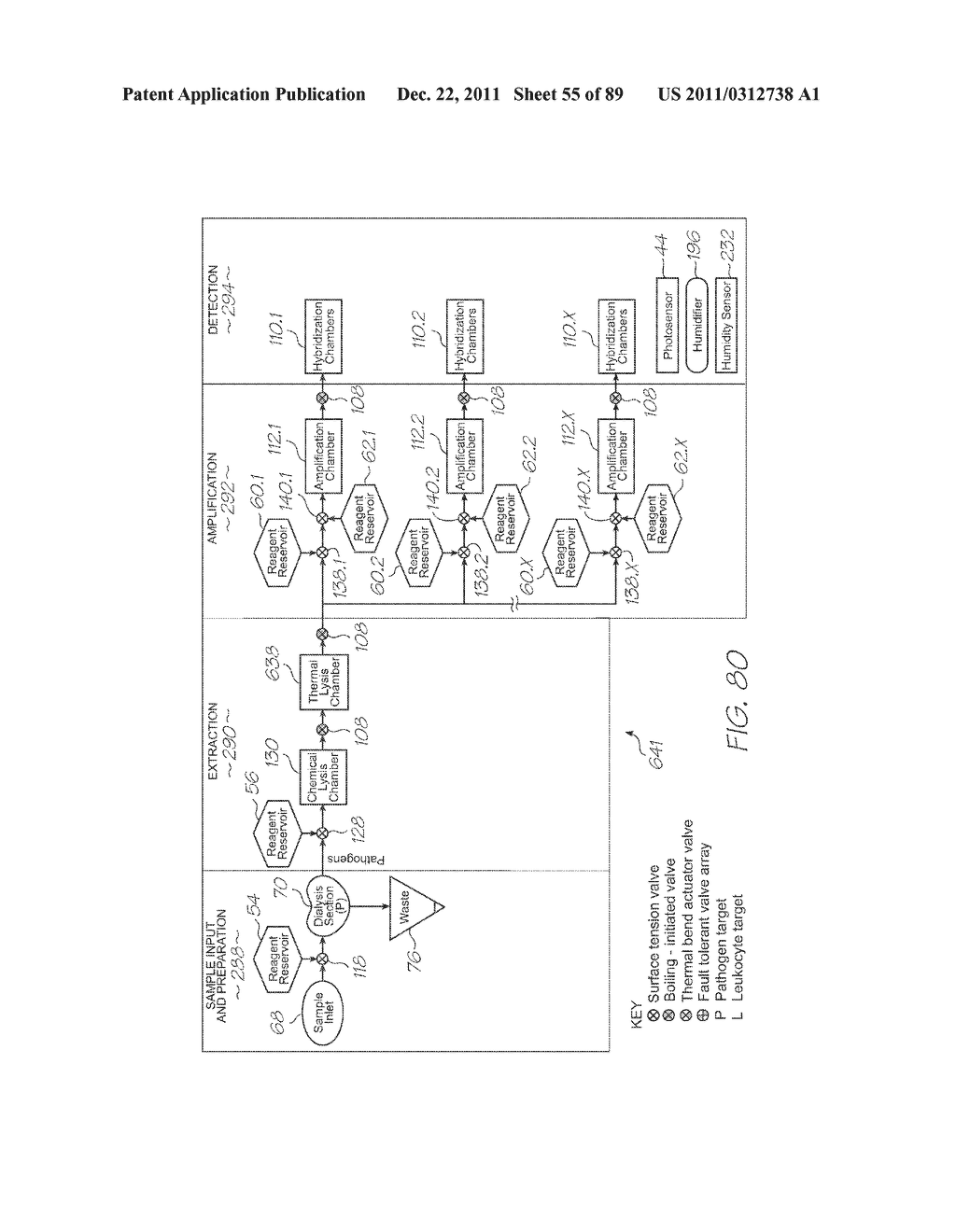 MICROFLUIDIC DEVICE WITH LIQUID SENSOR - diagram, schematic, and image 56