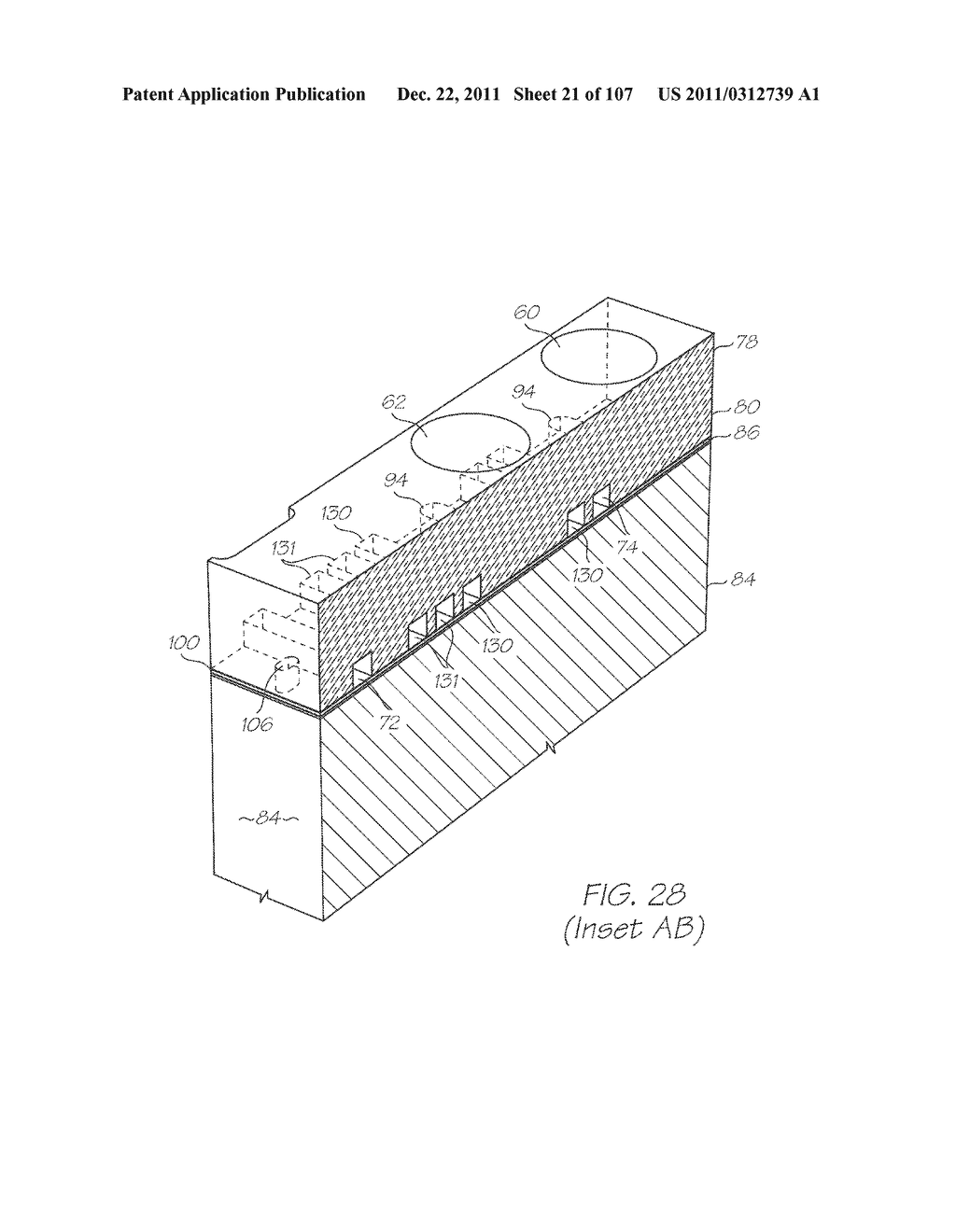 SINGLE-USE TEST MODULE FOR PCR AMPLIFICATION OF TARGETS AND     ELECTROCHEMILUMINESCENT DETECTION OF TARGETS - diagram, schematic, and image 22