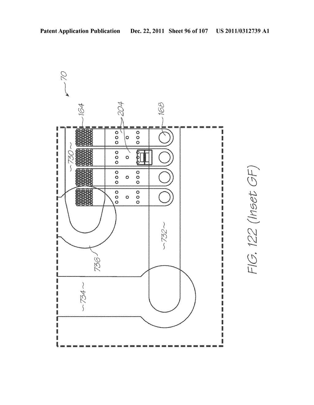 SINGLE-USE TEST MODULE FOR PCR AMPLIFICATION OF TARGETS AND     ELECTROCHEMILUMINESCENT DETECTION OF TARGETS - diagram, schematic, and image 97