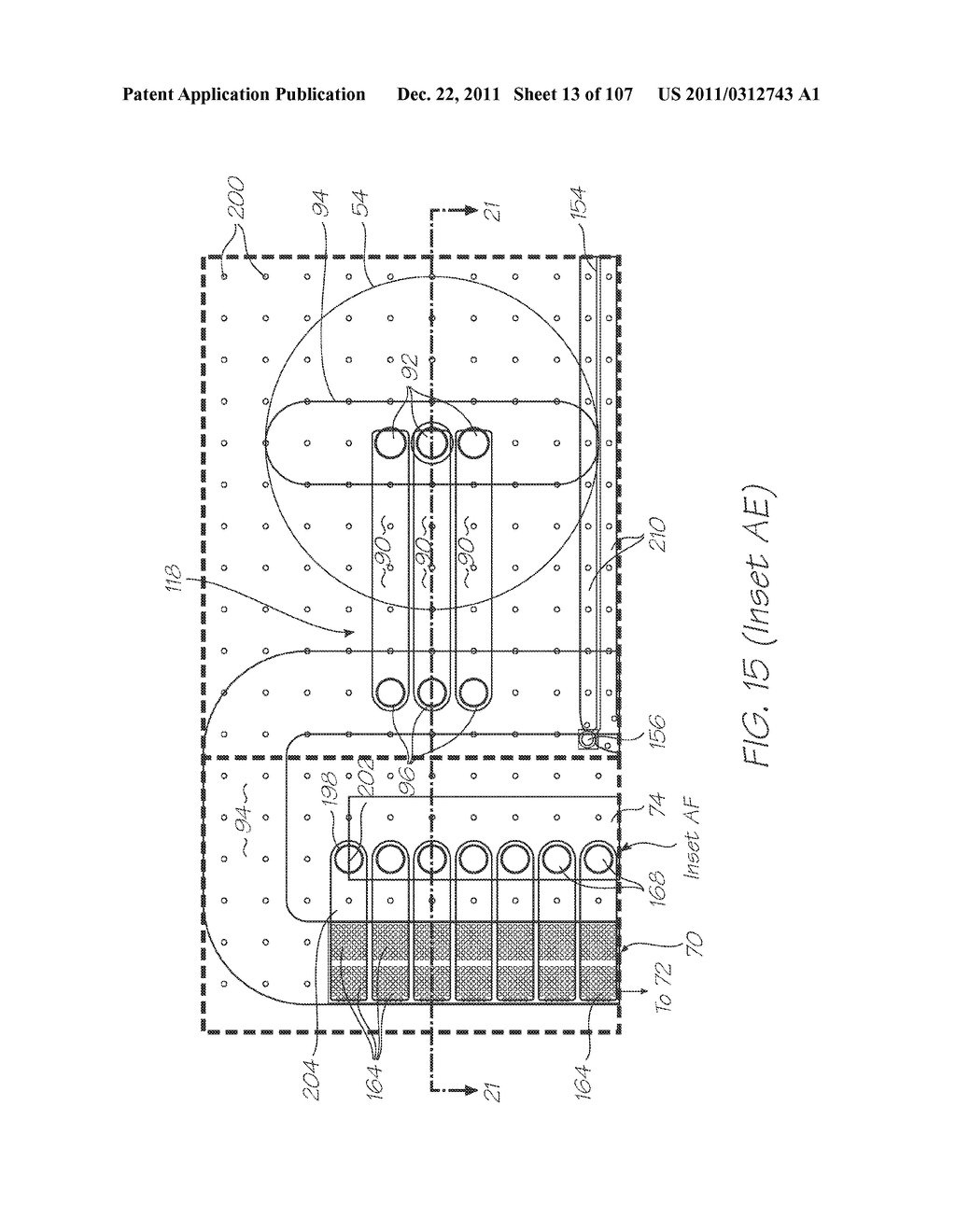 LOC DEVICE FOR DETECTION OF TARGET NUCLEIC ACID SEQUENCES USING ELECTRODES     CONFIGURED FOR ELECTROCHEMILUMINESCENCE OF LUMINOPHORES WITHOUT A     COREACTANT - diagram, schematic, and image 14