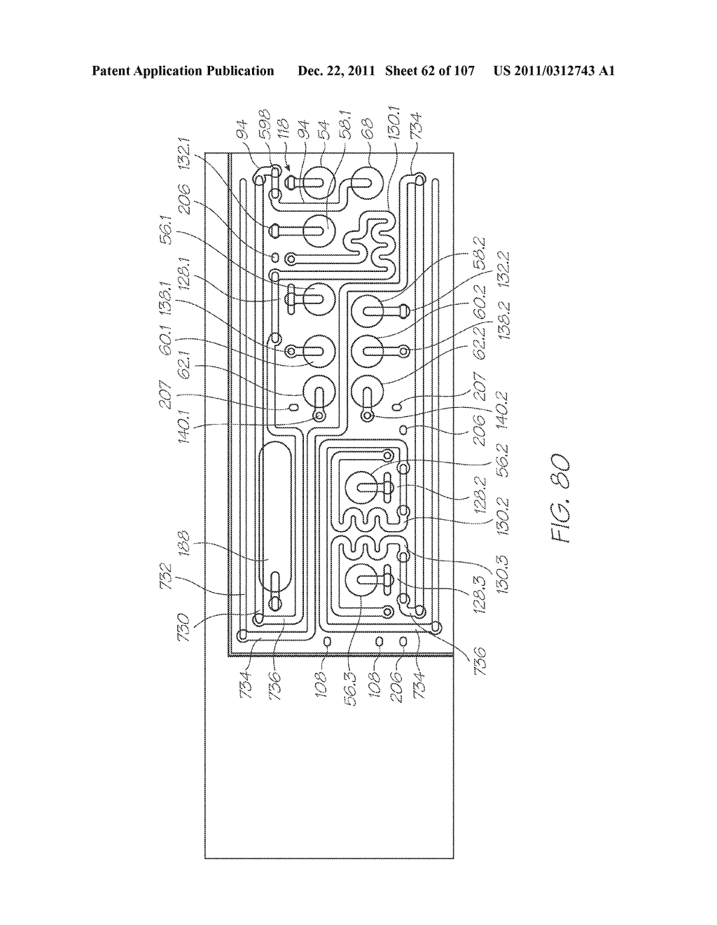 LOC DEVICE FOR DETECTION OF TARGET NUCLEIC ACID SEQUENCES USING ELECTRODES     CONFIGURED FOR ELECTROCHEMILUMINESCENCE OF LUMINOPHORES WITHOUT A     COREACTANT - diagram, schematic, and image 63