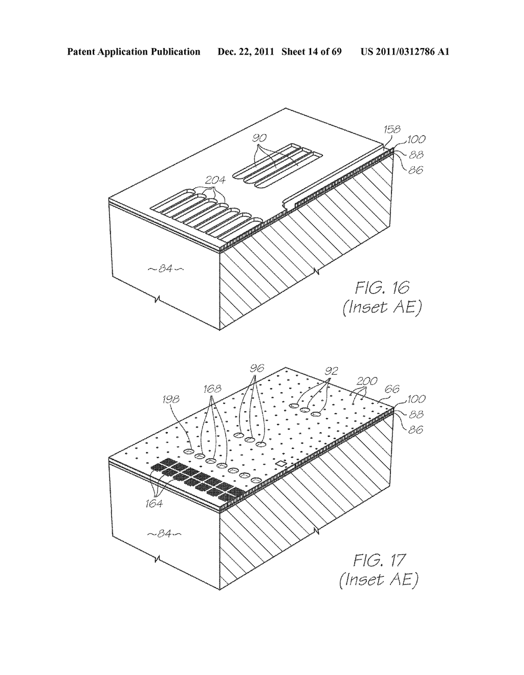 GENETIC ANALYSIS LOC WITH HYBRIDIZATION ARRAY WITH CALIBRATION CHAMBER     CONTAINING PROBE DESIGNED TO BE NONCOMPLEMENTARY TO NUCLEIC ACID     SEQUENCES IN THE AMPLICON - diagram, schematic, and image 15