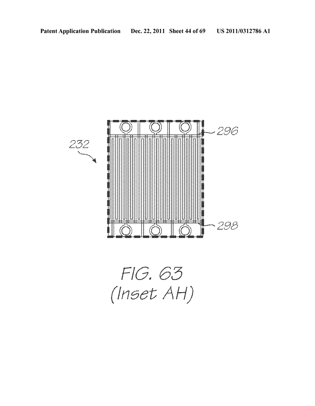 GENETIC ANALYSIS LOC WITH HYBRIDIZATION ARRAY WITH CALIBRATION CHAMBER     CONTAINING PROBE DESIGNED TO BE NONCOMPLEMENTARY TO NUCLEIC ACID     SEQUENCES IN THE AMPLICON - diagram, schematic, and image 45