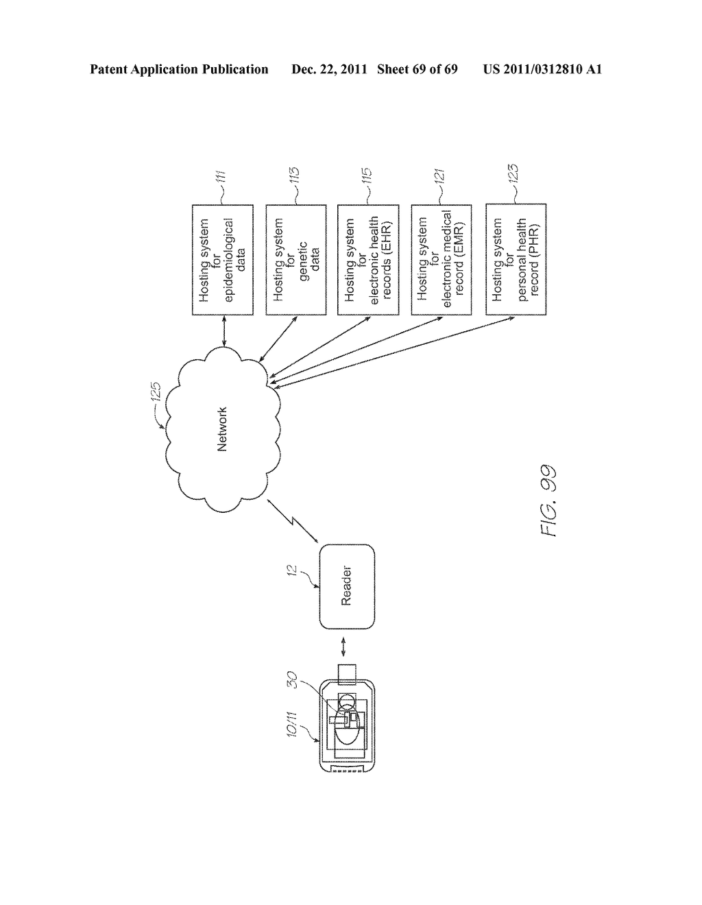 SINGLE-USE TEST MODULE FOR DETECTION OF HYBRIDIZATION OF TARGETS WITH     OLIGONUCLEOTIDE PROBES - diagram, schematic, and image 70