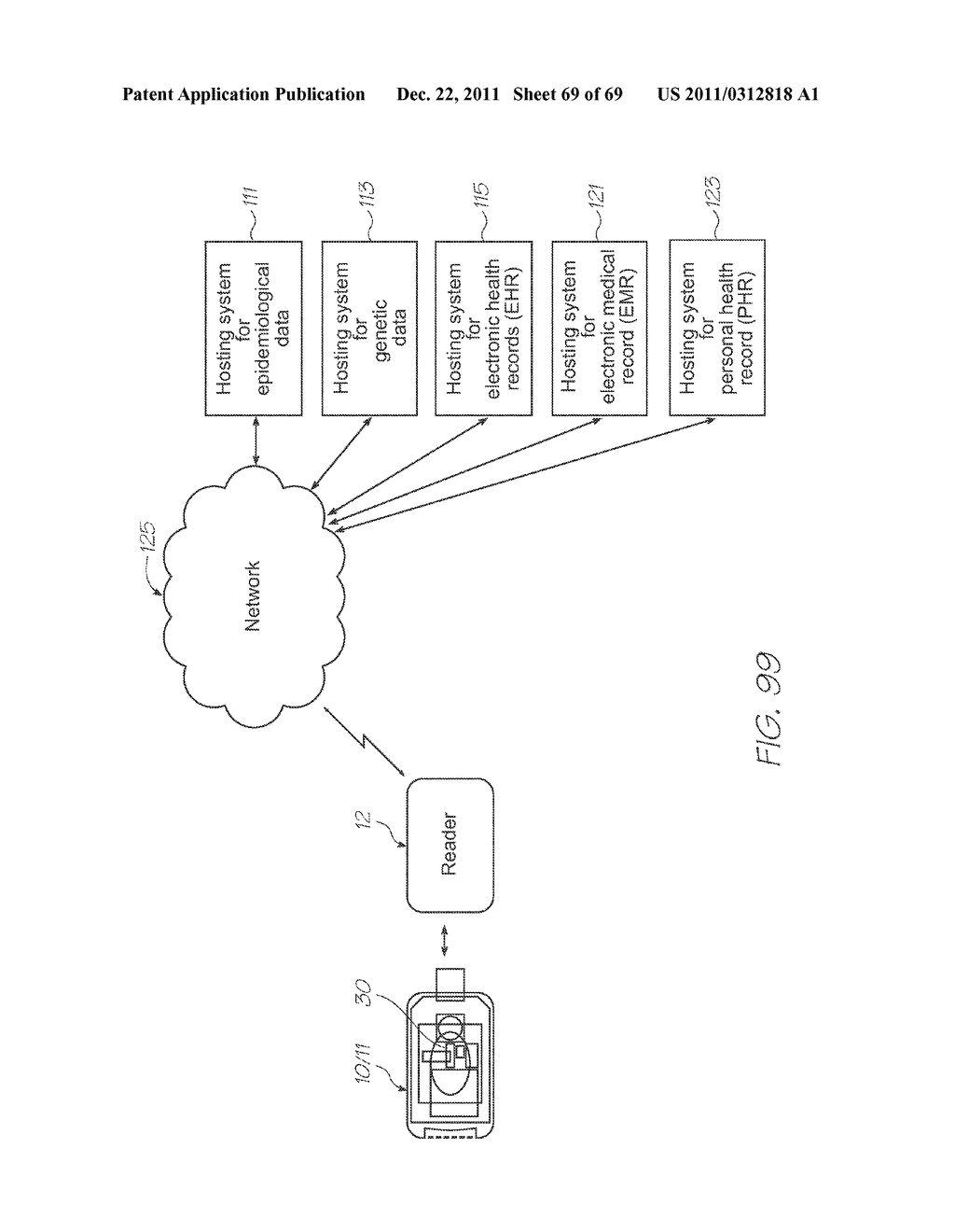 TEST MODULE WITH EXCITATION LIGHT AND LENS FOR SIMULTANEOUS EXCITATION OF     OLIGONUCLEOUTIDE PROBES - diagram, schematic, and image 70