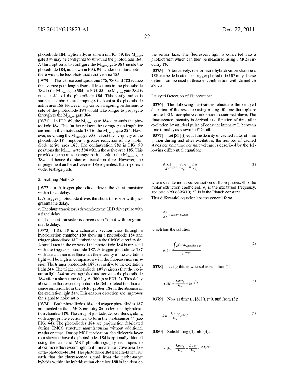 TEST MODULE WITH EXCITATION LIGHT AND MIRRORS FOR SIMULTANEOUS EXCITATION     OF OLIGONUCLEOUTIDE PROBES - diagram, schematic, and image 92