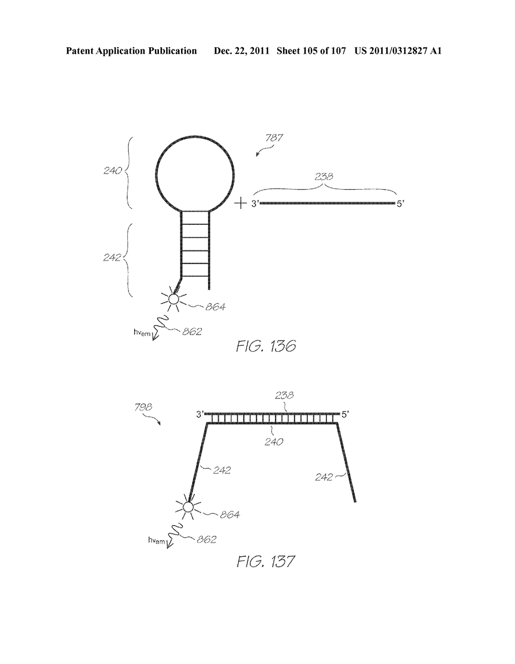 GENETIC ANALYSIS LOC DEVICE FOR DETECTION OF TARGET SEQUENCES WITH     ELECTROCHEMILUMINESCENT LUMINOPHORE AND FUNCTIONAL MOIETY FOR QUENCHING     PHOTON EMISSIONS - diagram, schematic, and image 106