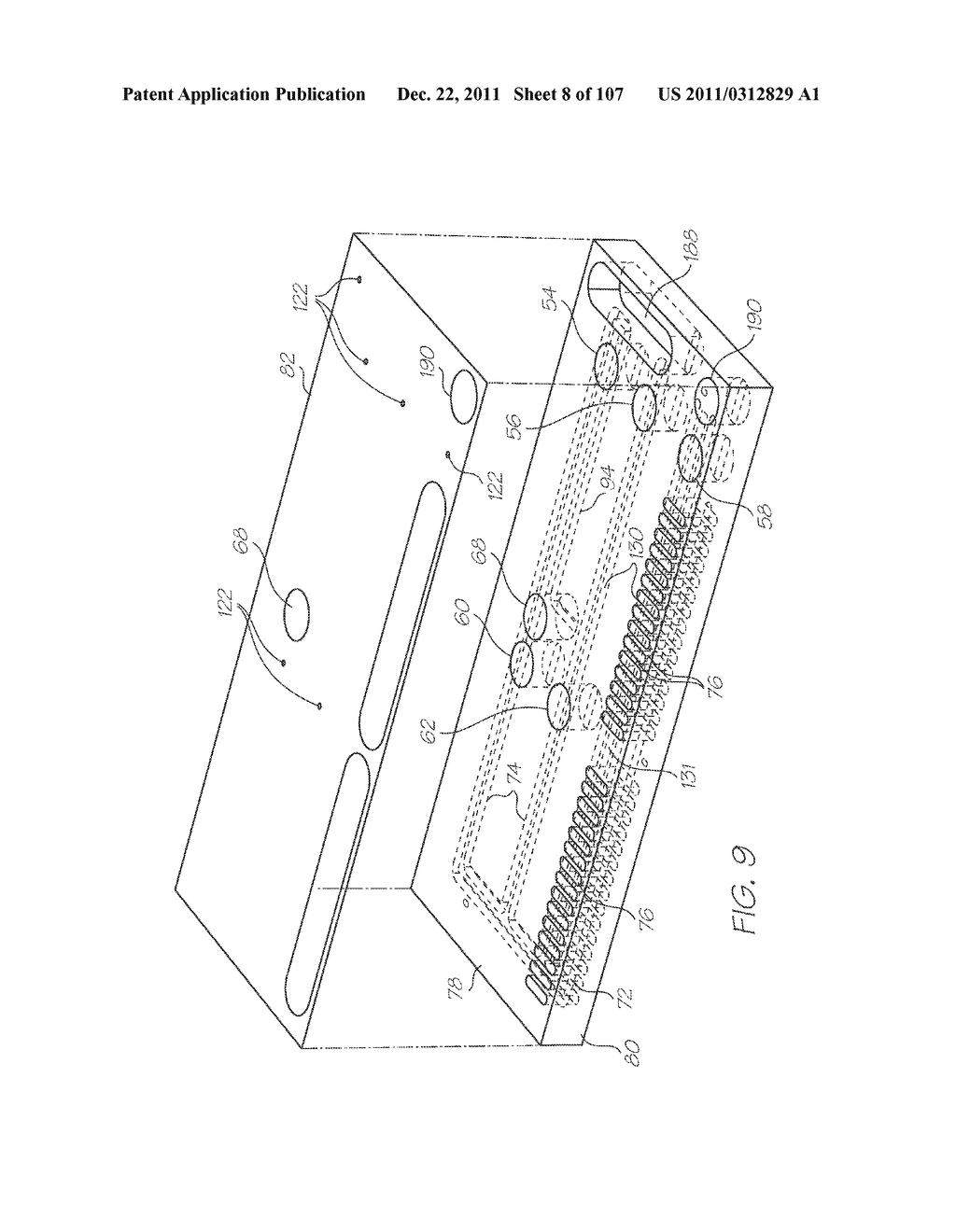 LOC DEVICE FOR GENETIC ANALYSIS AND ELECTROCHEMILUMINESCENT DETECTION OF     TARGET SEQUENCES - diagram, schematic, and image 09