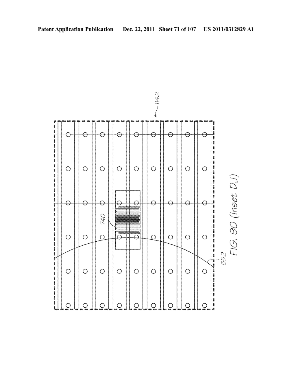 LOC DEVICE FOR GENETIC ANALYSIS AND ELECTROCHEMILUMINESCENT DETECTION OF     TARGET SEQUENCES - diagram, schematic, and image 72