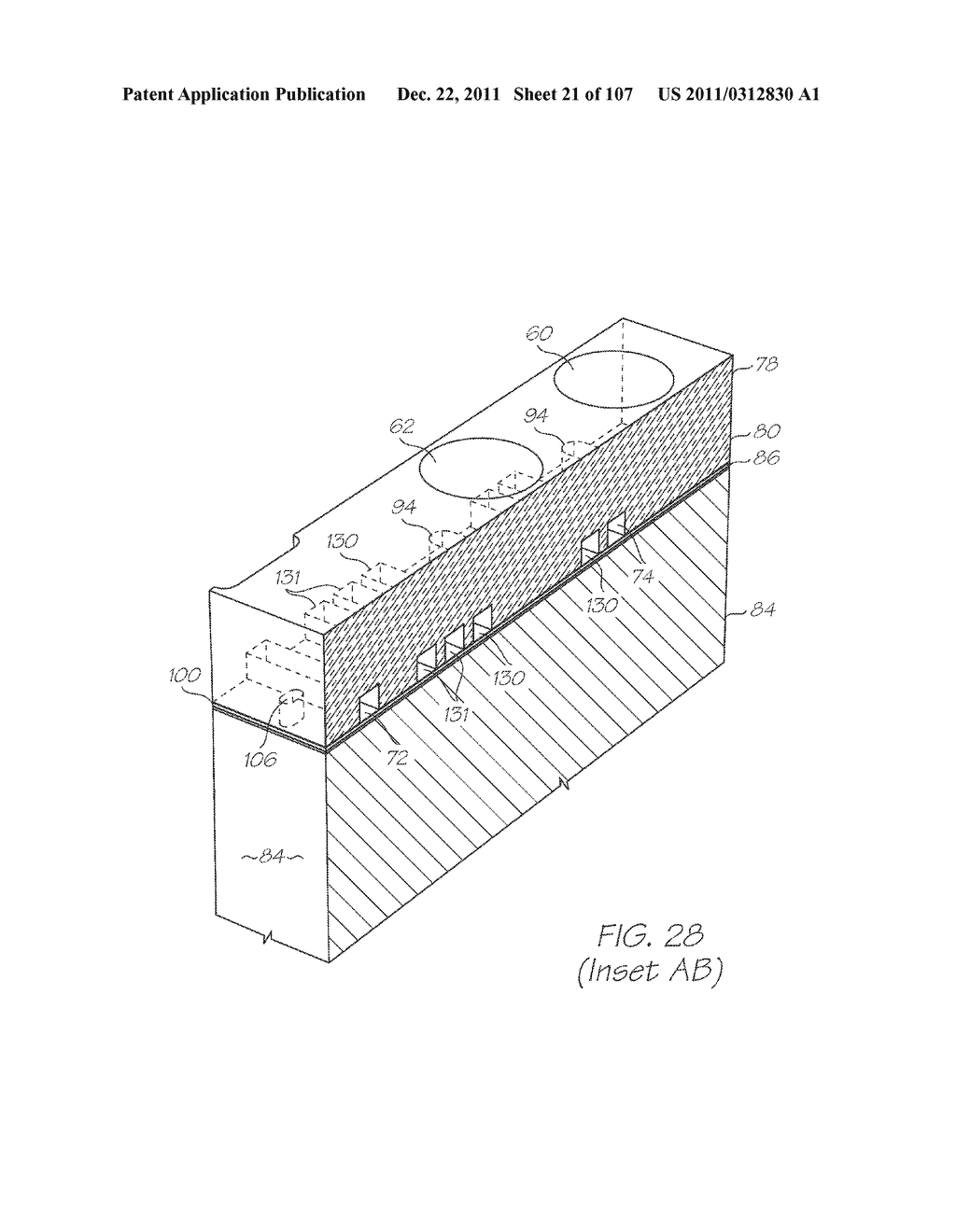 GENETIC ANALYSIS LOC DEVICE WITH ELECTROCHEMILUMINESCENT PROBES HAVING A     FUNCTIONAL MOIETY FOR QUENCHING PHOTON EMISSIONS CONFIGURED TO CHANGE     PROXIMITY TO A LUMINOPHORE UPON FORMING A PROBE-TARGET HYBRID - diagram, schematic, and image 22