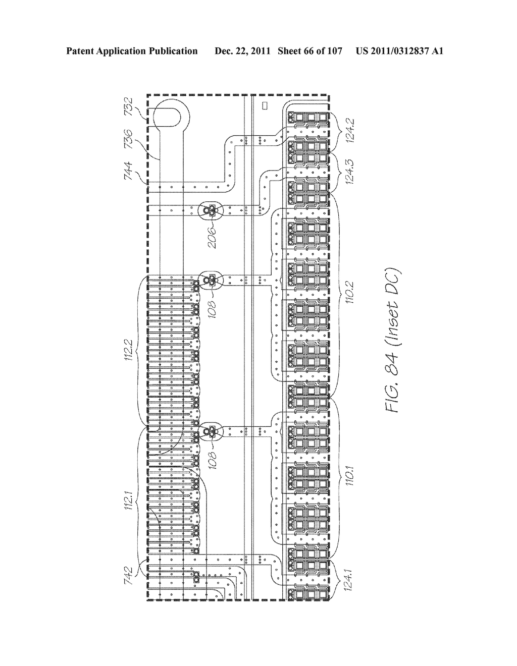 LOC DEVICE FOR GENETIC ANALYSIS AND ELECTROCHEMILUMINESCENT DETECTION OF     TARGET SEQUENCES - diagram, schematic, and image 67