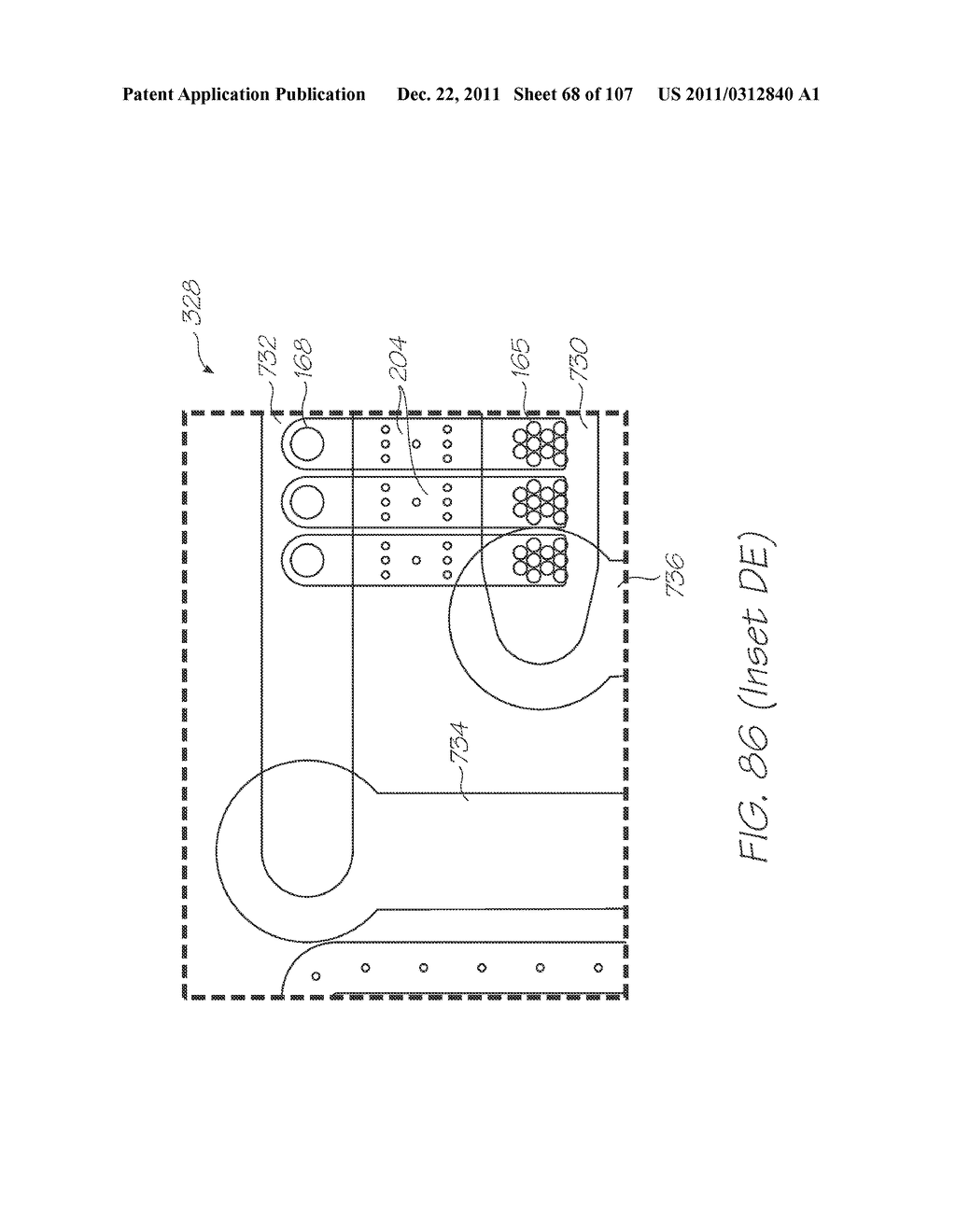 MICROFLUIDIC DEVICE WITH SAMPLE INLET, ELECTROCHEMILUMINESCENT PROBES AND     INTEGRATED PHOTOSENSOR FOR DETECTION OF TARGET SEQUENCES - diagram, schematic, and image 69