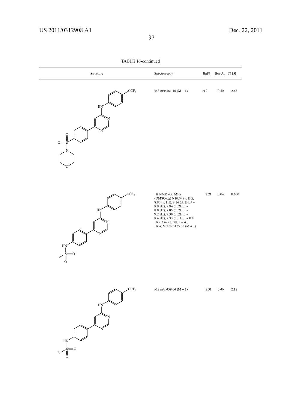 SMALL MOLECULE MYRISTATE INHIBITORS OF BCR-ABL AND METHODS OF USE - diagram, schematic, and image 98