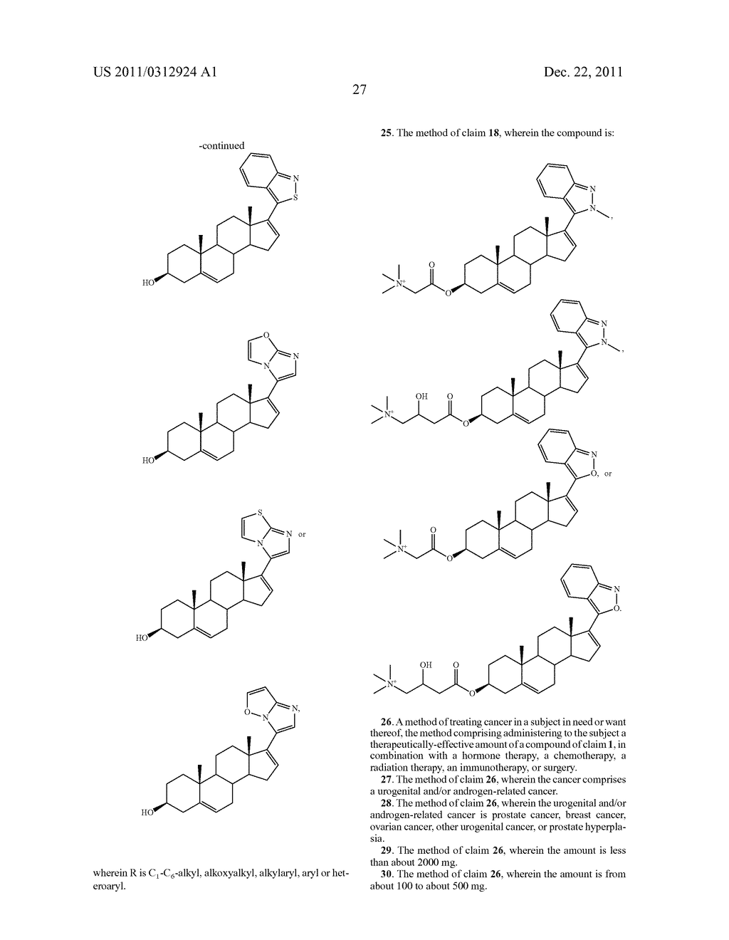 NOVEL STEROIDAL CYP17 INHIBITORS/ANTIANDROGENS - diagram, schematic, and image 28