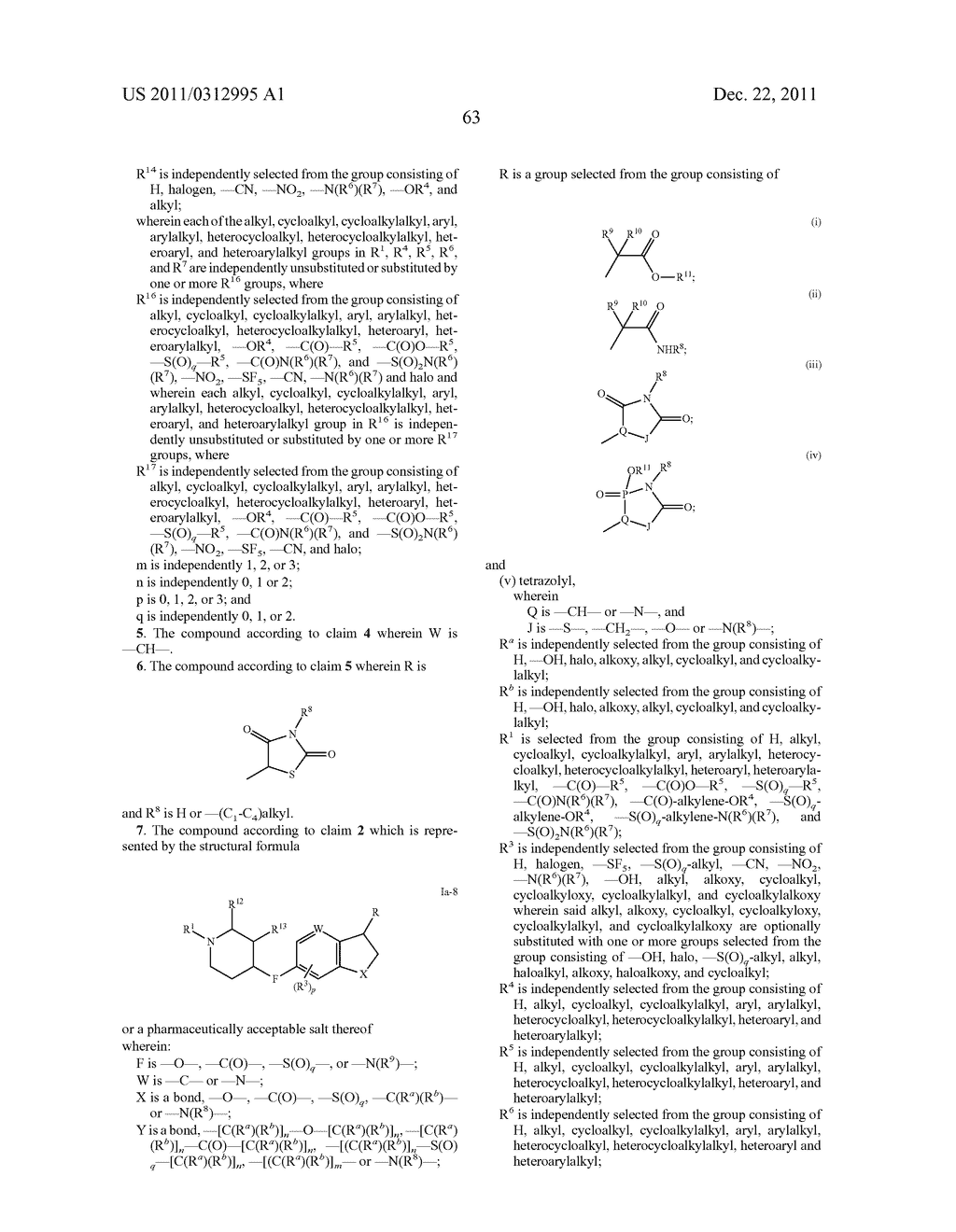 BRIDGED AND FUSED HETEROCYCLIC ANTIDIABETIC COMPOUNDS - diagram, schematic, and image 64