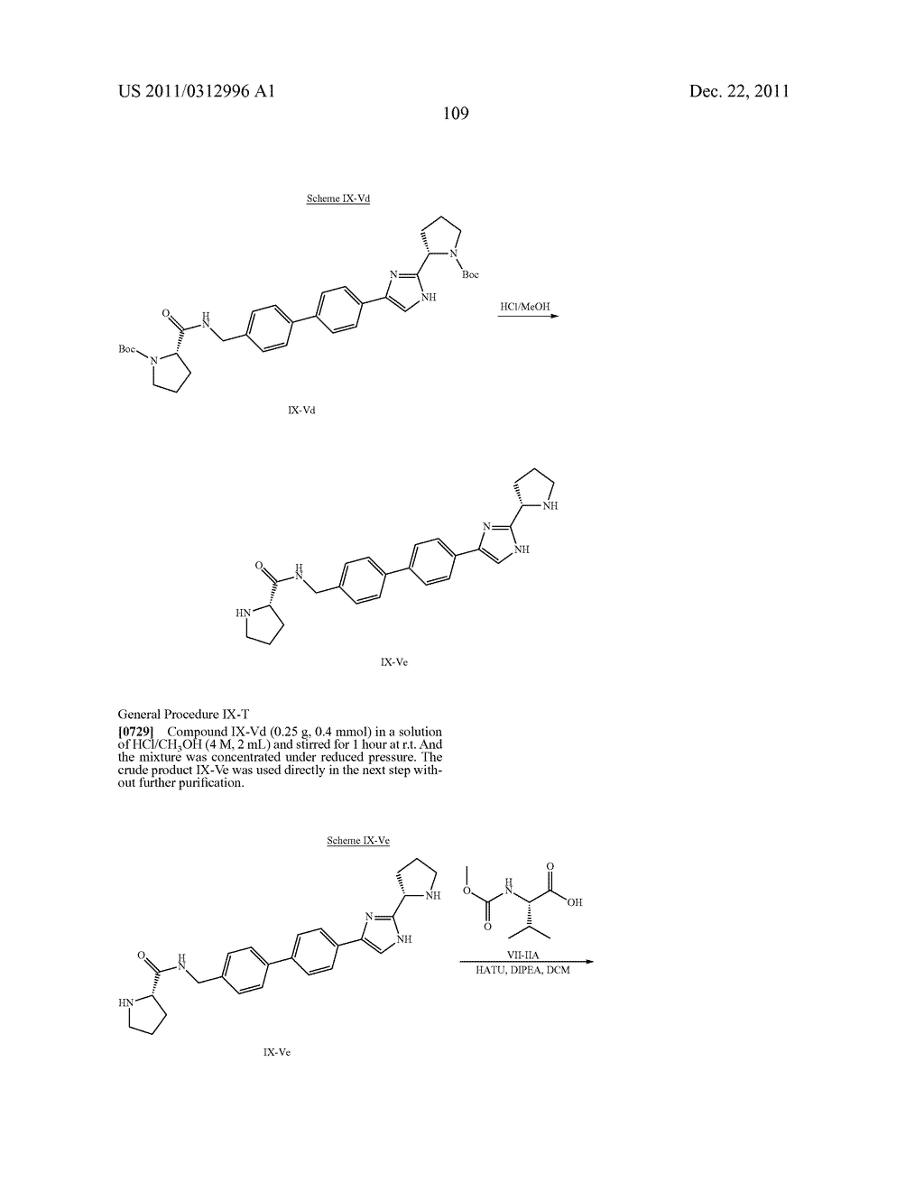 NOVEL INHIBITORS OF HEPATITIS C VIRUS REPLICATION - diagram, schematic, and image 110