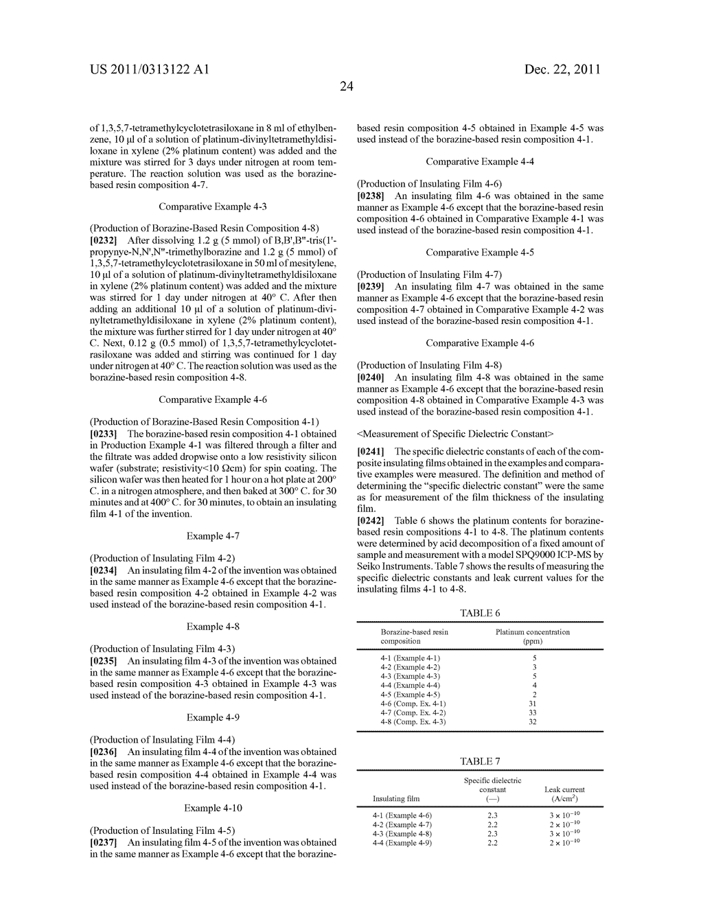 BORAZINE-BASED RESIN, PROCESS FOR ITS PRODUCTION, BORAZINE-BASED RESIN     COMPOSITION, INSULATING FILM AND METHOD FOR ITS FORMATION - diagram, schematic, and image 34