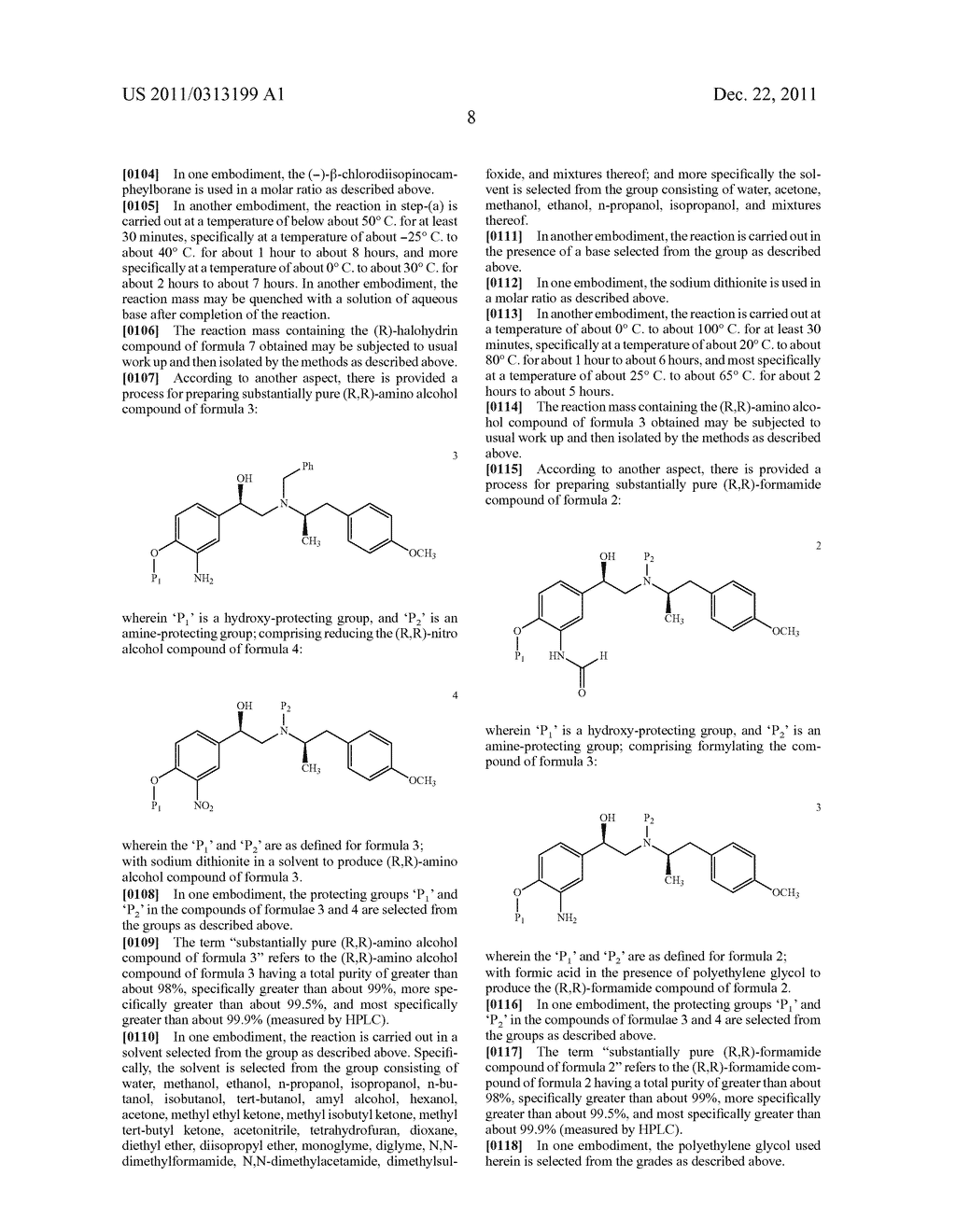  PROCESSES FOR PREPARING SUBSTANTIALLY PURE ARFORMOTEROL AND ITS     INTERMEDIATES - diagram, schematic, and image 09