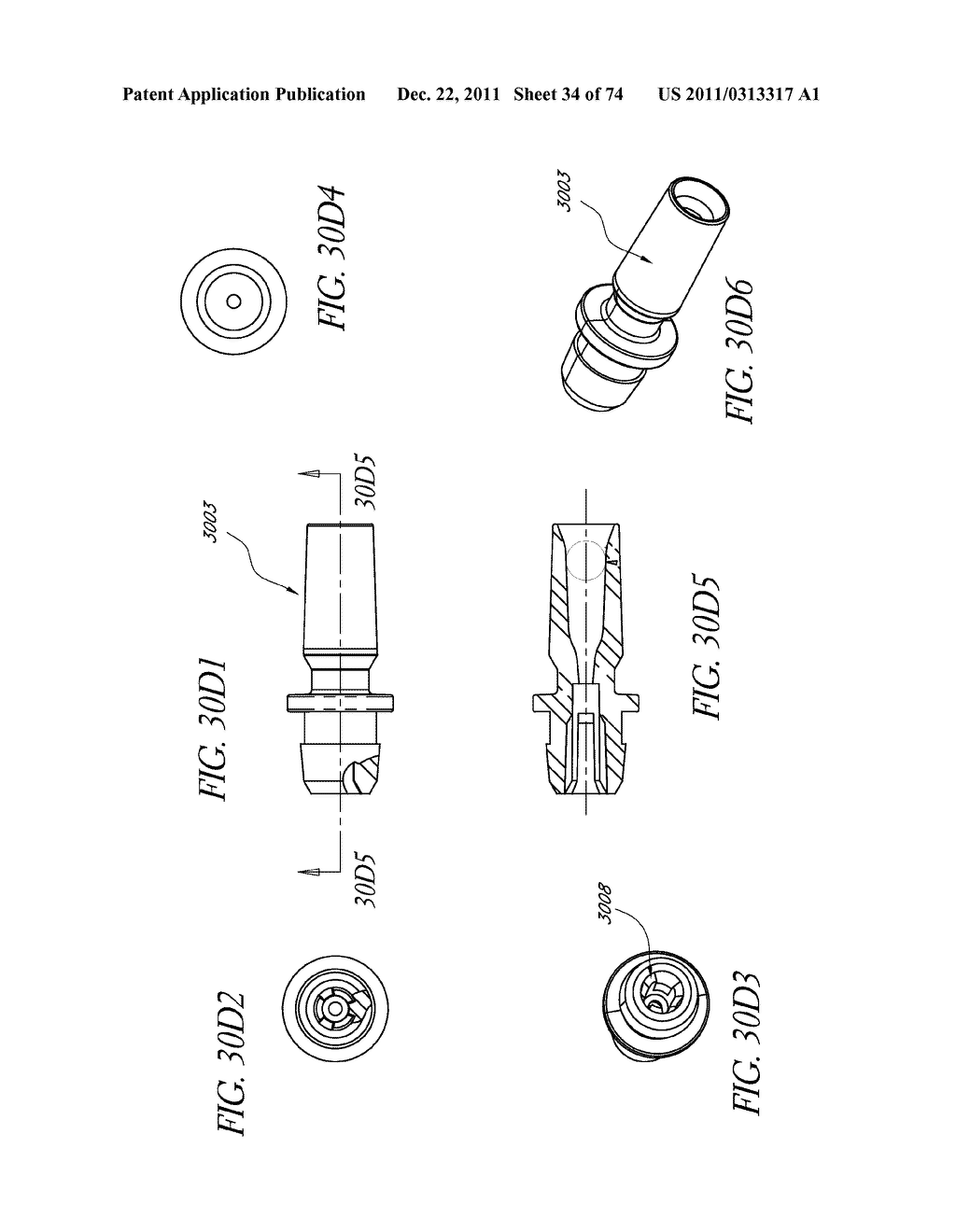 Adjustable connector, improved fluid flow and reduced clotting risk - diagram, schematic, and image 35