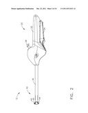 LAPAROSCOPIC SUTURE DEVICE WITH ASYNCHRONOUS IN-LINE NEEDLE MOVEMENT diagram and image